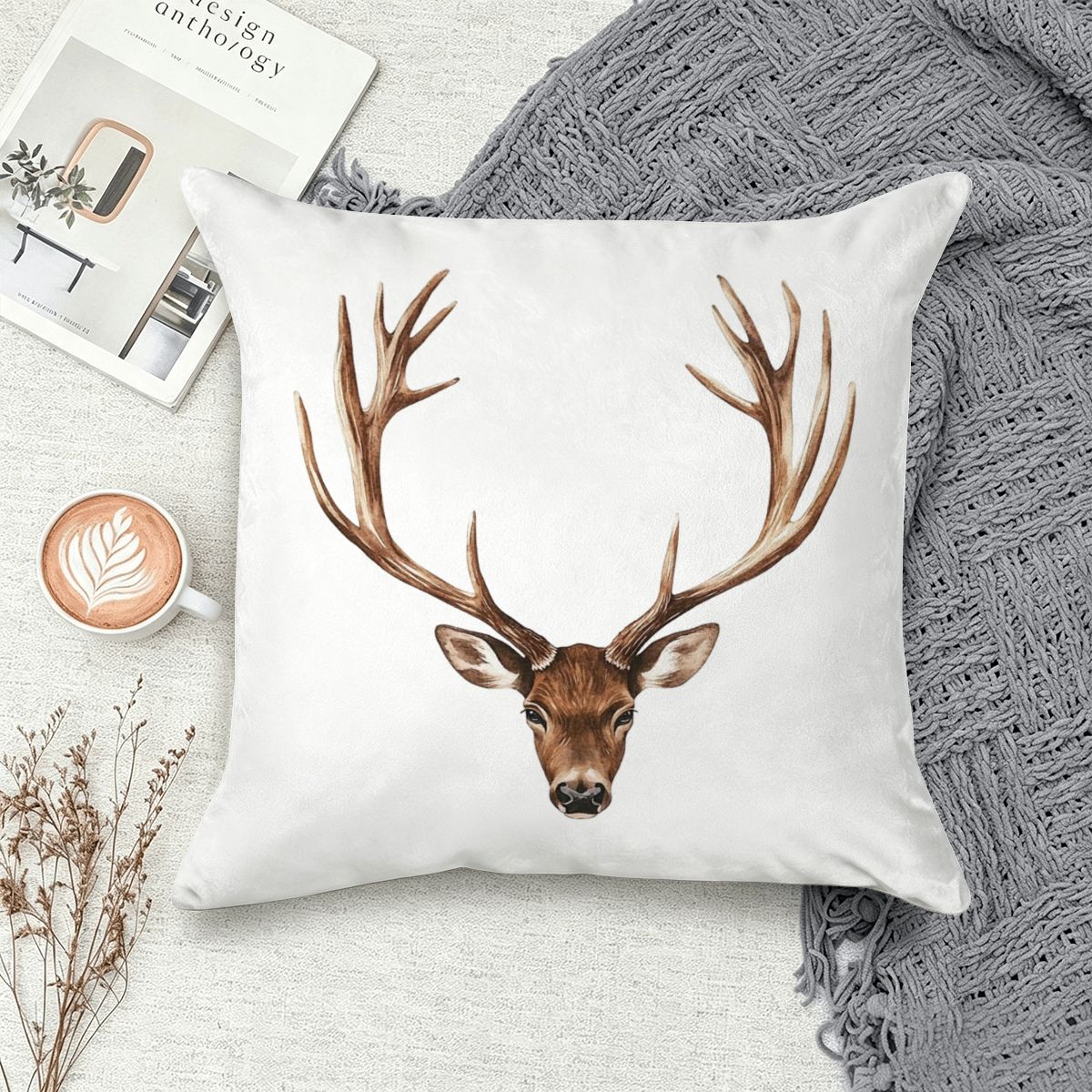 Velvet Pillow Cover (Made in USA) A08PH25031814 Untitled218