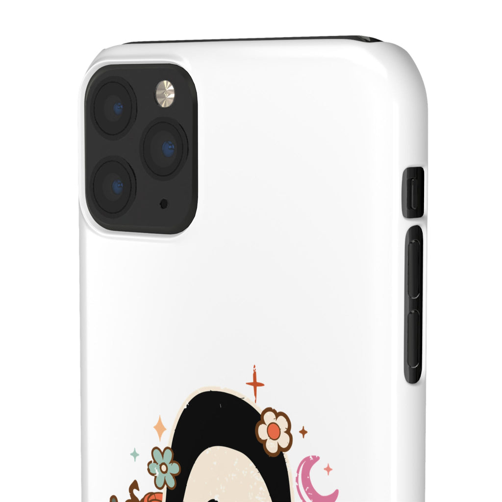 Scream Floral Phone Case — Cute Spooky Halloween Snap Case