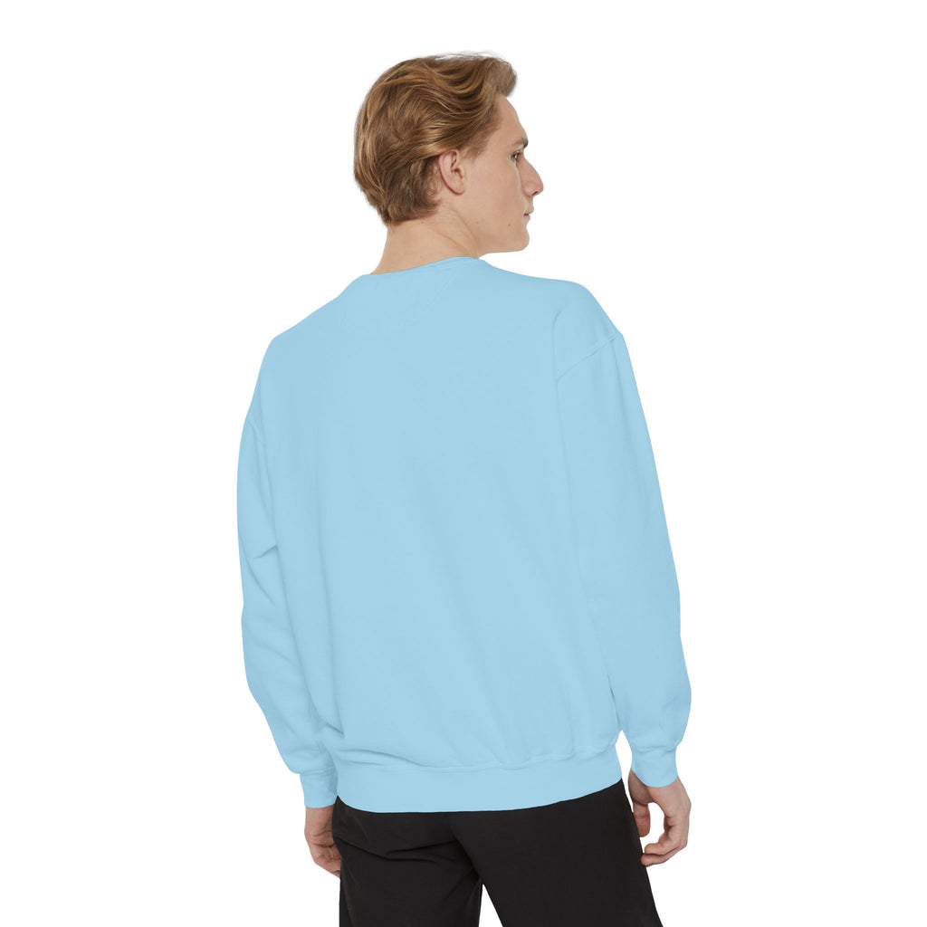 Spooky Vibes Sweatshirt — Halloween Retro Checkerboard Graphic