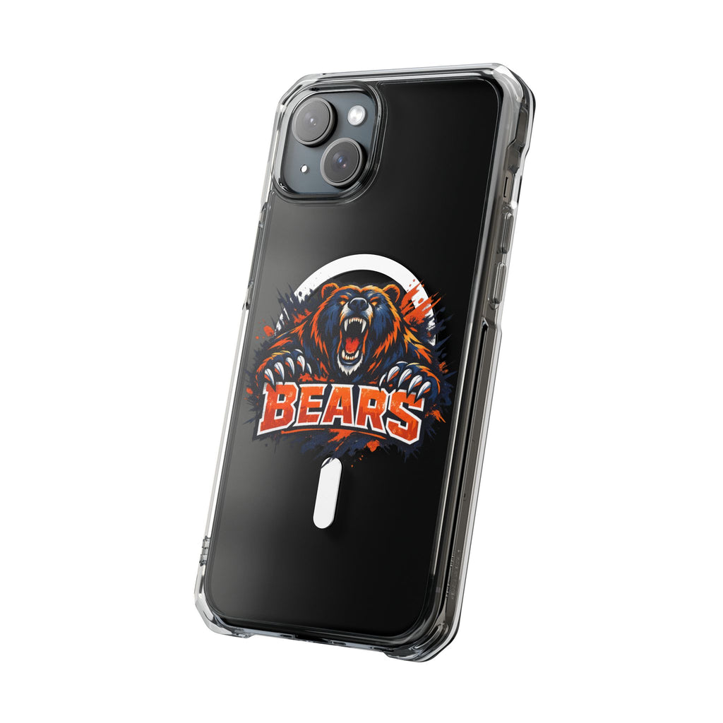 Clear Magnetic Phone Case — Fierce Bears Logo Protective Cover
