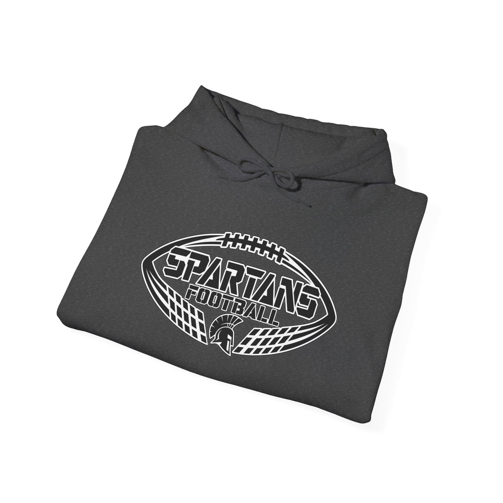 Football Hoodie — Spartans Football Vintage Logo