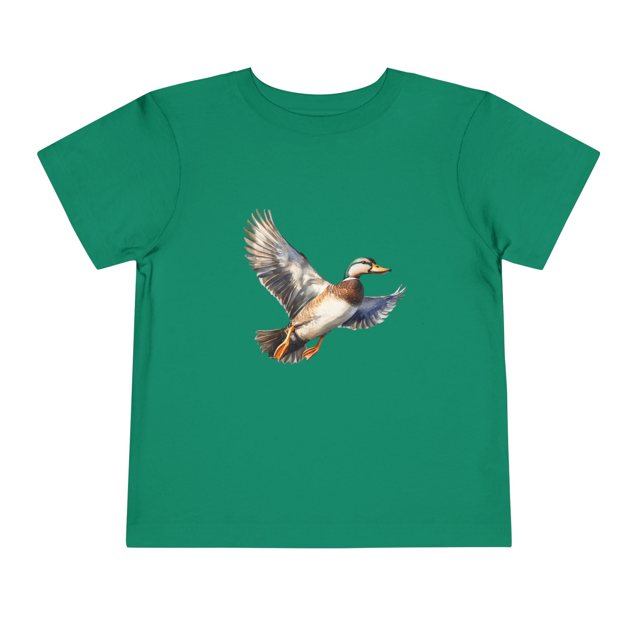 Toddler Tee — Flying Mallard Duck Graphic