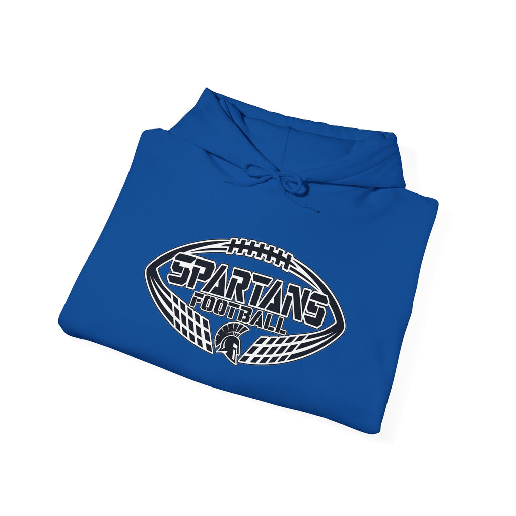 Football Hoodie — Spartans Football Vintage Logo