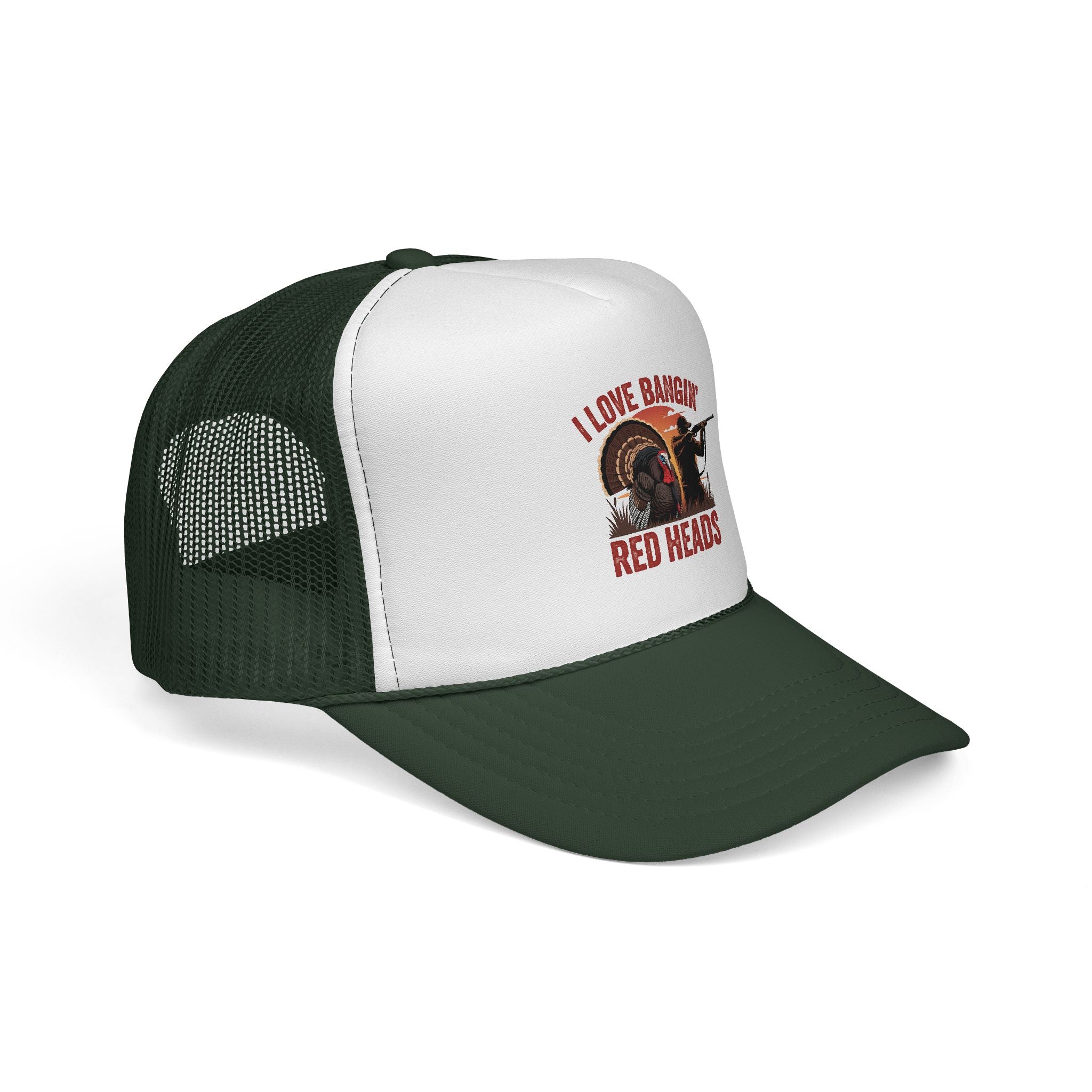 I Love Bangin' Red Heads Trucker Cap – Funny Turkey Hunting Hat