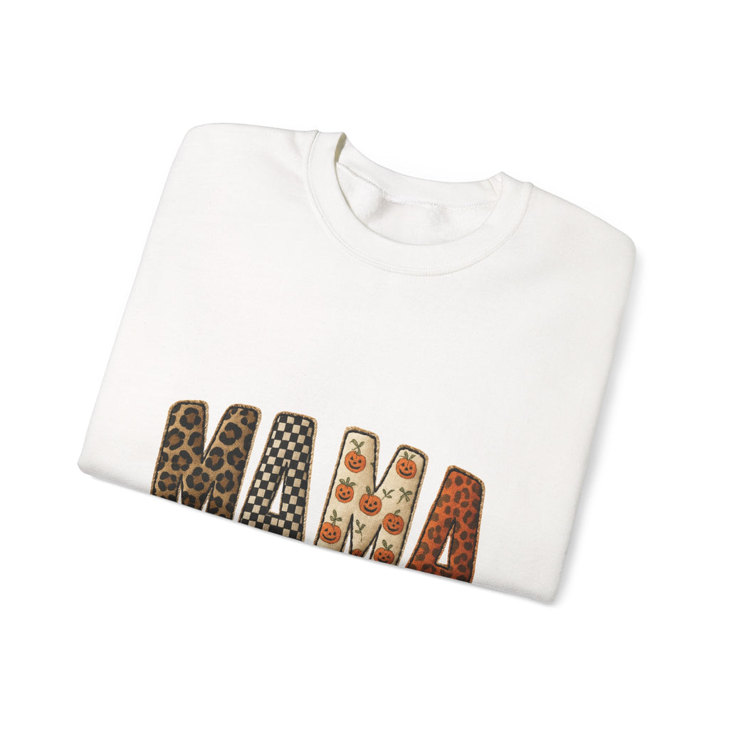Mama Leopard & Floral Crewneck Sweatshirt — Trendy Mother's Day Pullover