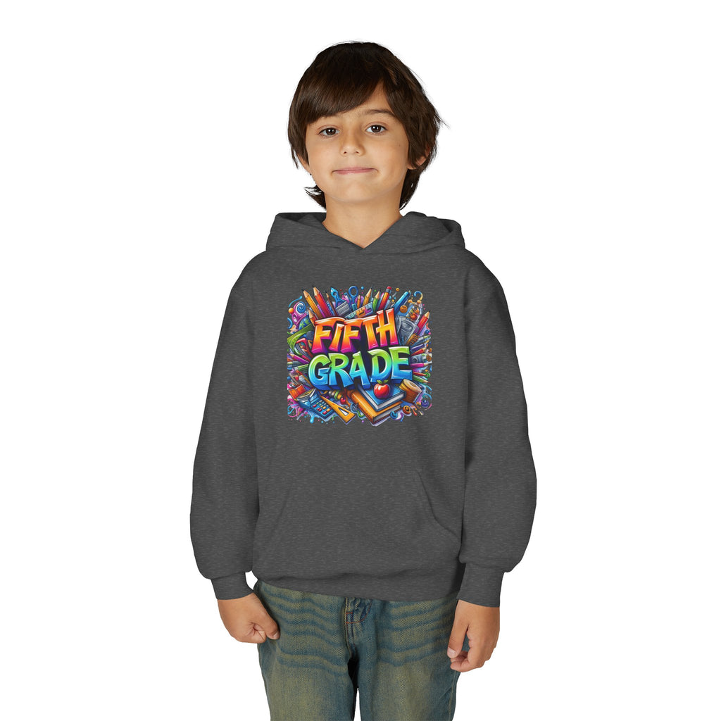 Fifth Grade Kids Hoodie — Colorful Back-to-School Sweatshirt