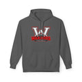 Warriors Football V Logo Hoodie — High School Team Spirit Pullover