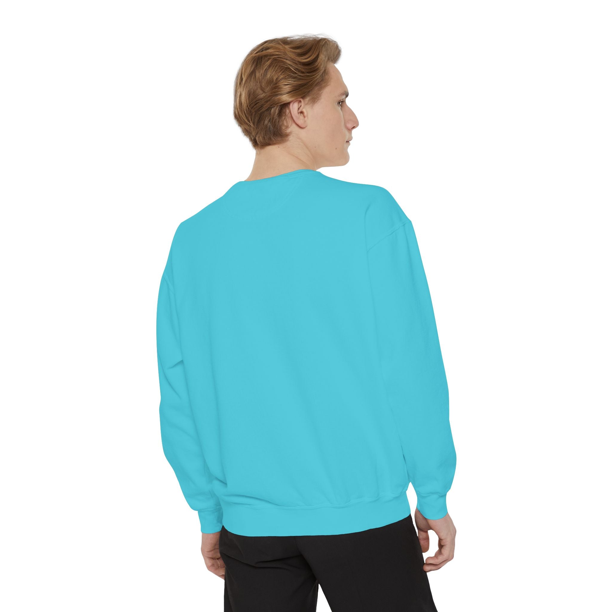 Spooky Vibes Sweatshirt — Halloween Retro Checkerboard Graphic