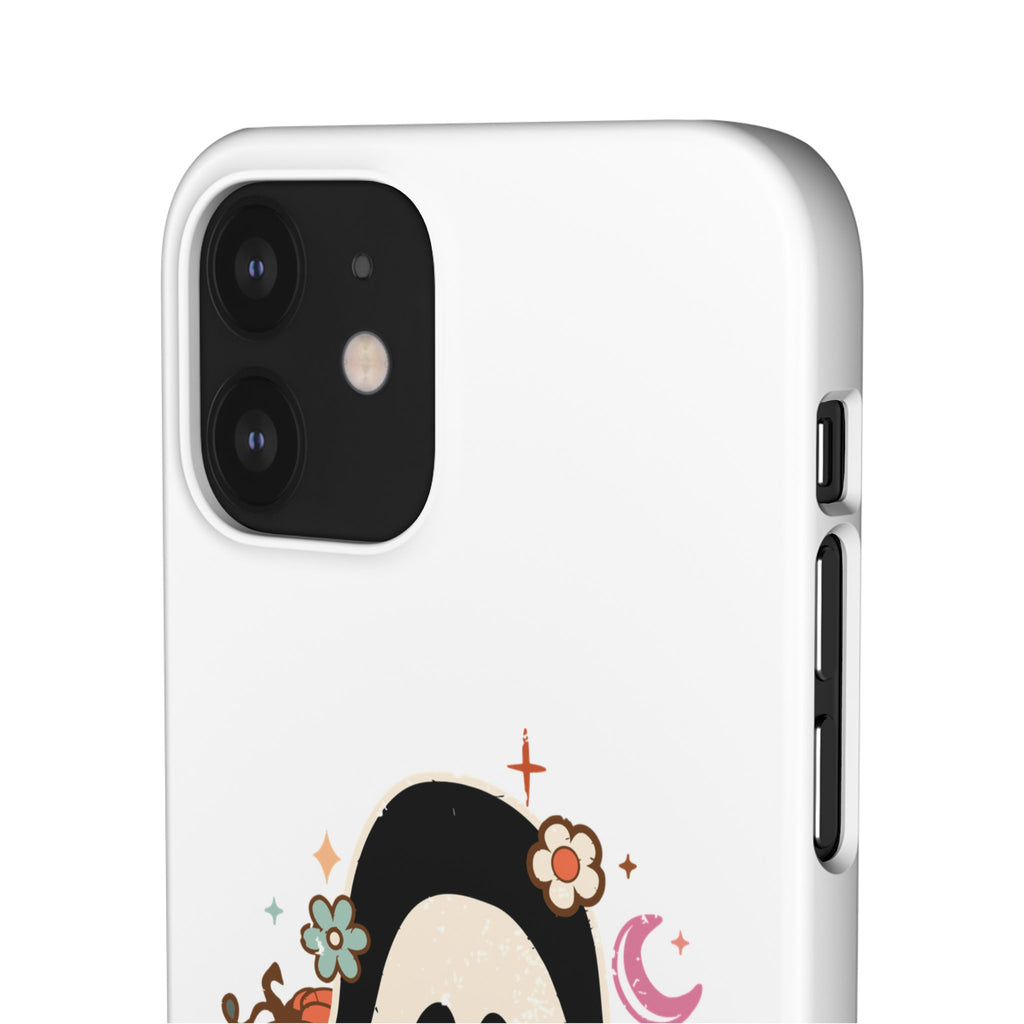Scream Floral Phone Case — Cute Spooky Halloween Snap Case