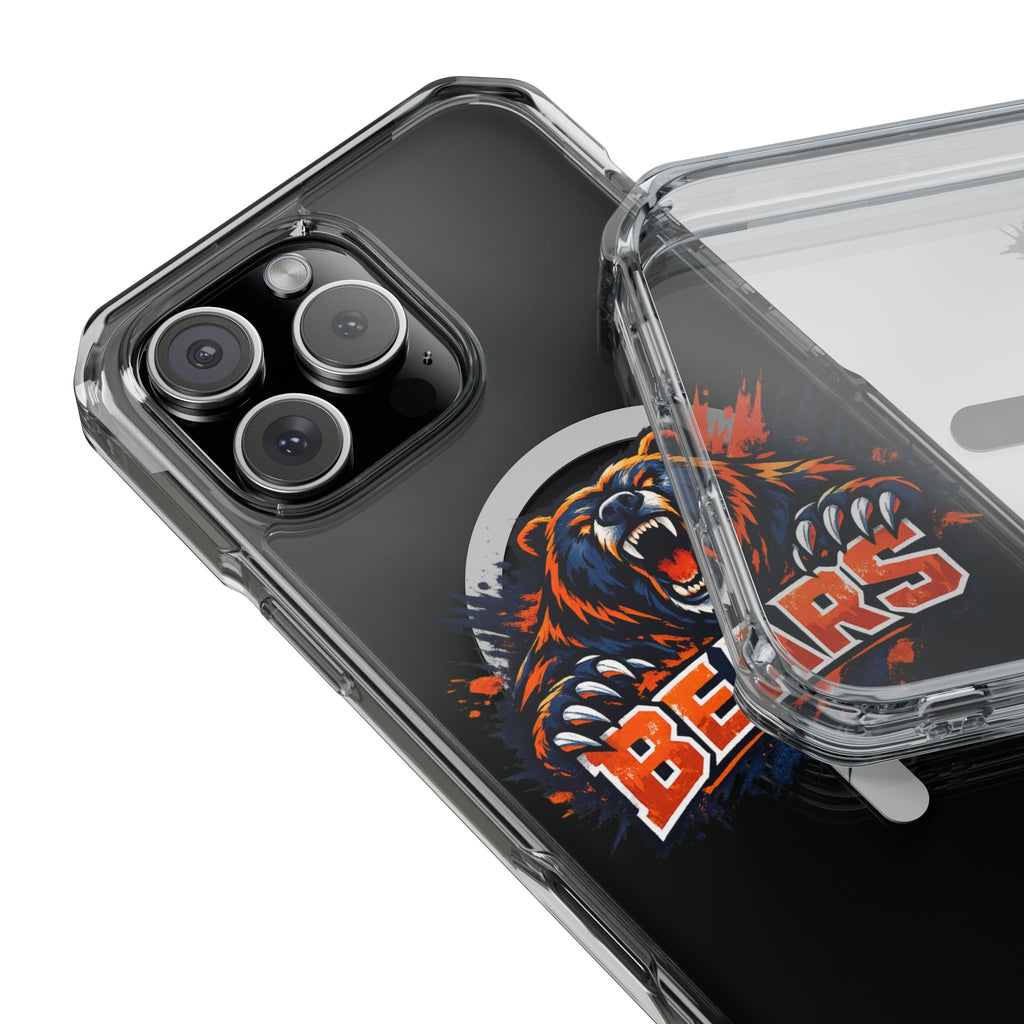 Clear Magnetic Phone Case — Fierce Bears Logo Protective Cover