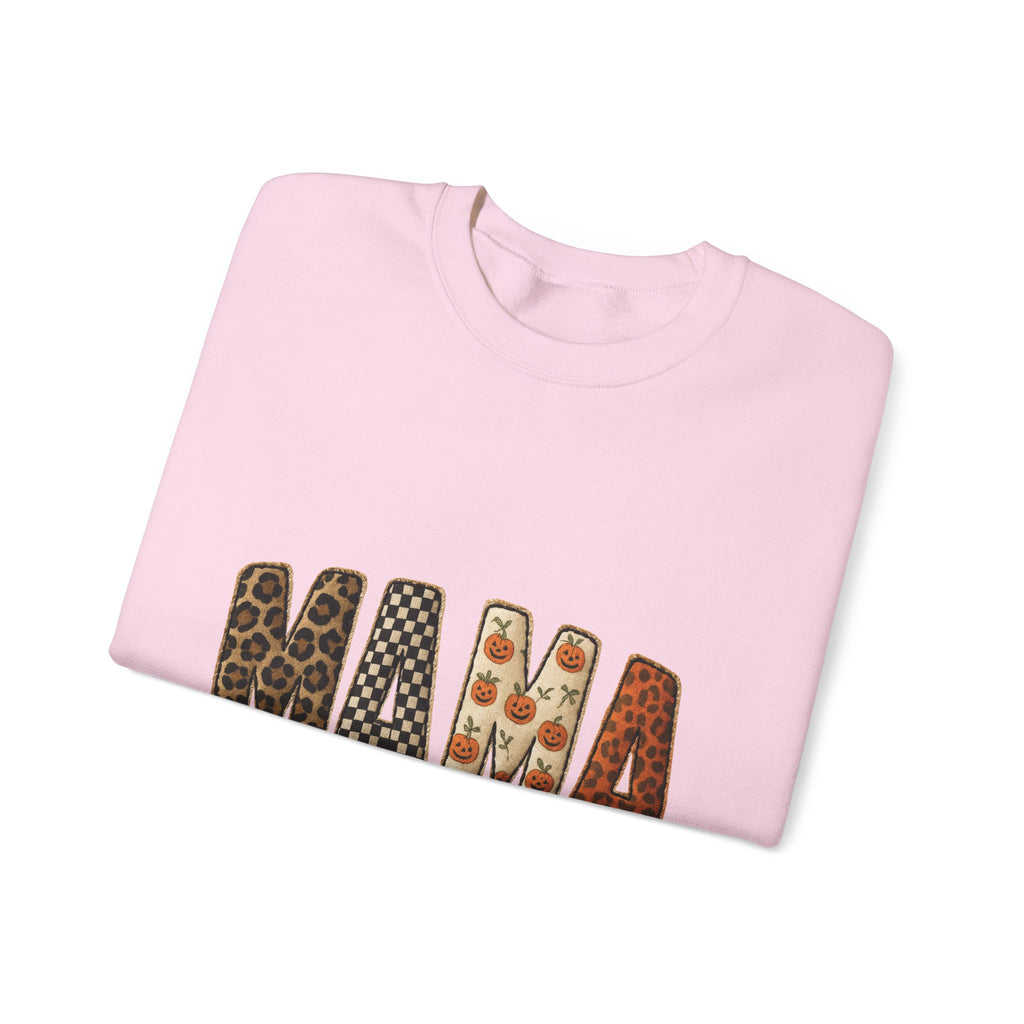 Mama Leopard & Floral Crewneck Sweatshirt — Trendy Mother's Day Pullover