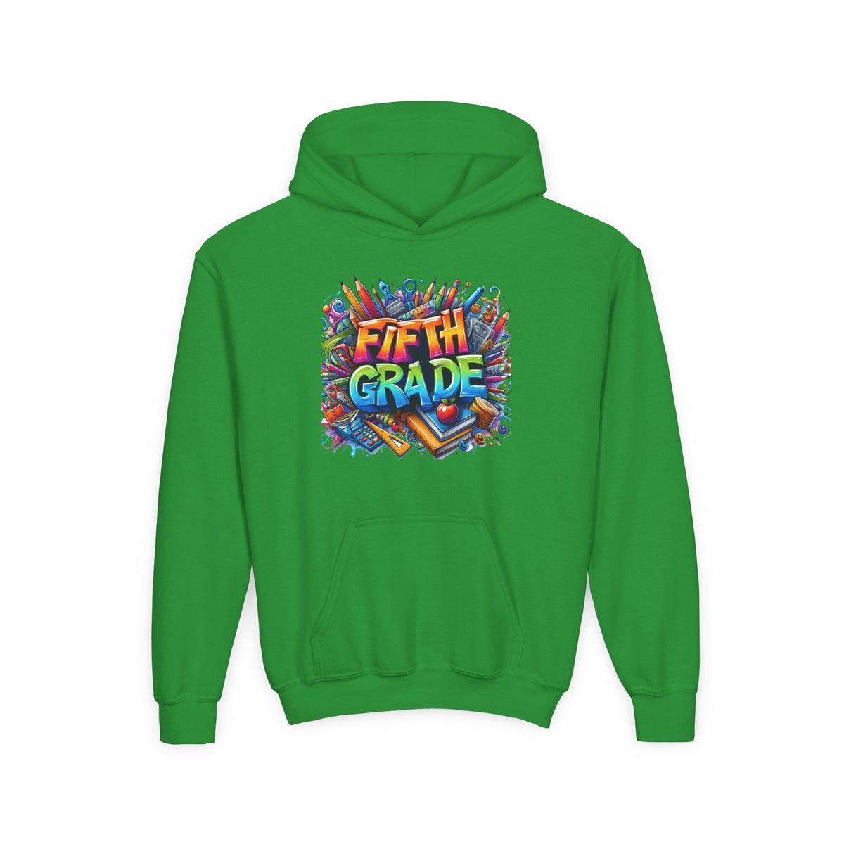 Fifth Grade Kids Hoodie — Colorful Back-to-School Sweatshirt