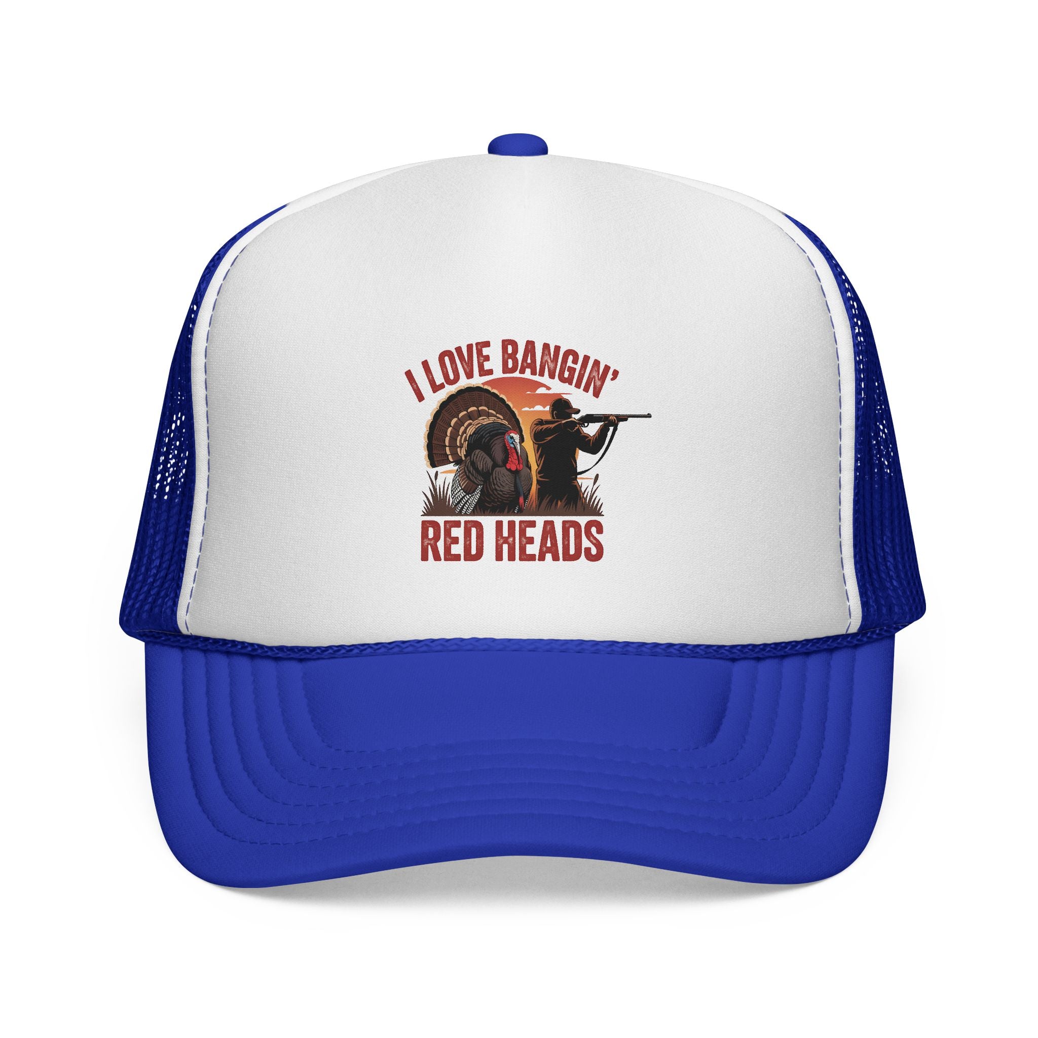 I Love Bangin' Red Heads Trucker Cap – Funny Turkey Hunting Hat