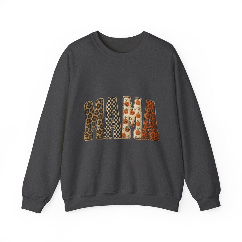 Mama Leopard & Floral Crewneck Sweatshirt — Trendy Mother's Day Pullover