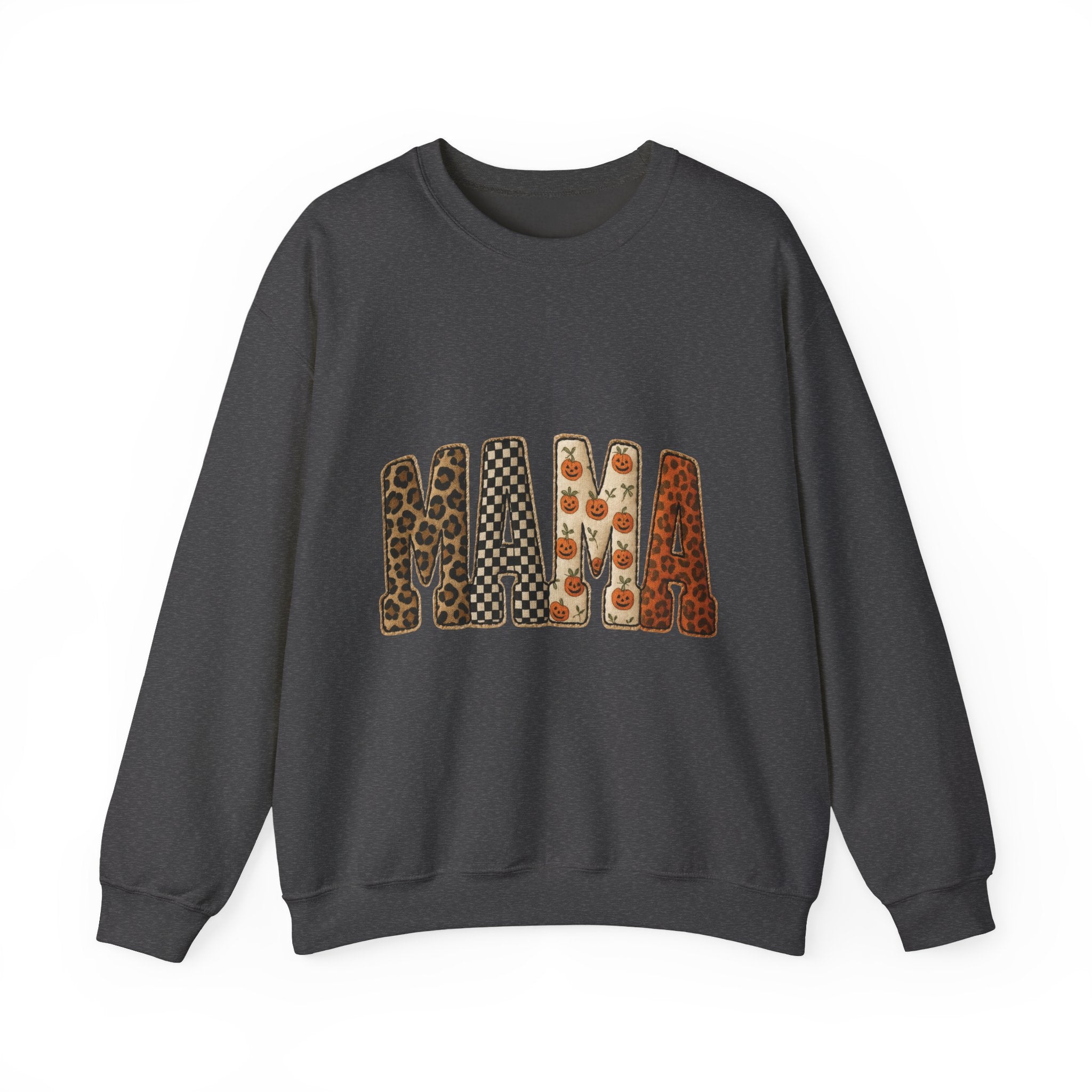 Mama Leopard & Floral Crewneck Sweatshirt — Trendy Mother's Day Pullover