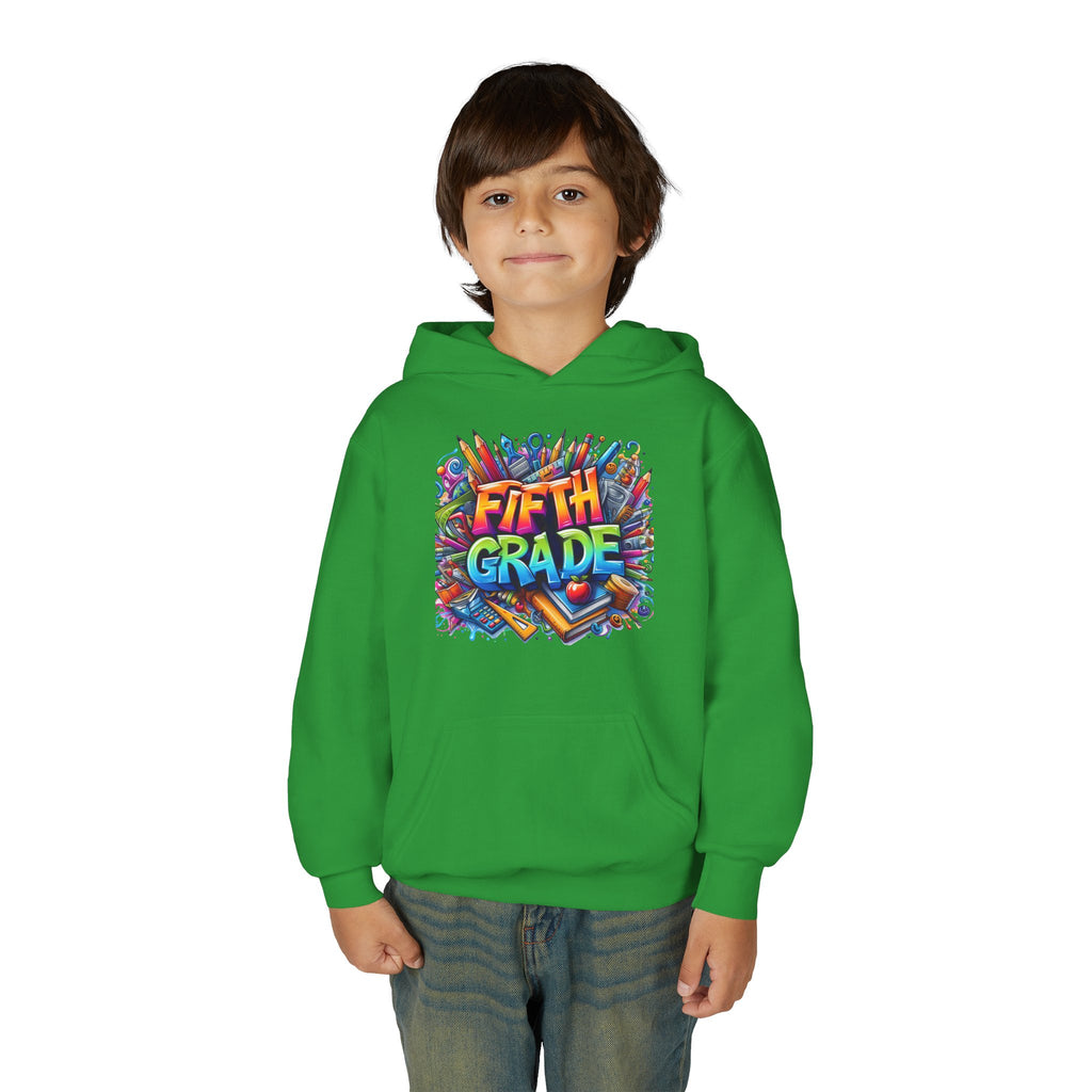 Fifth Grade Kids Hoodie — Colorful Back-to-School Sweatshirt