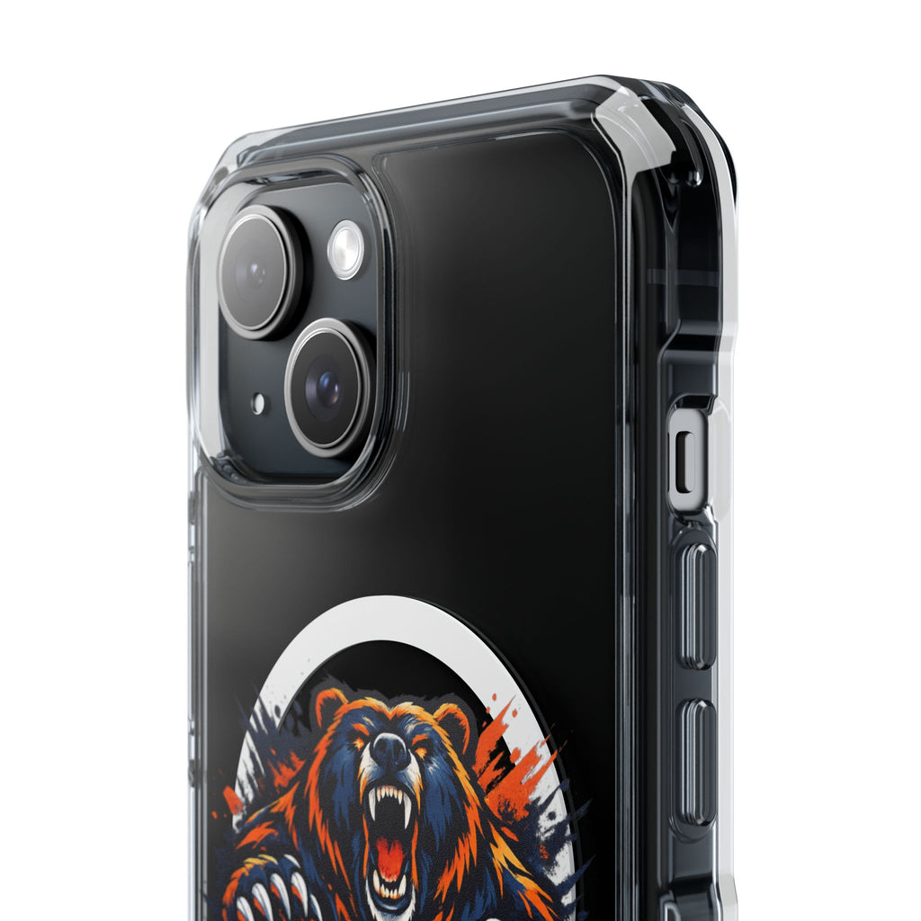 Clear Magnetic Phone Case — Fierce Bears Logo Protective Cover