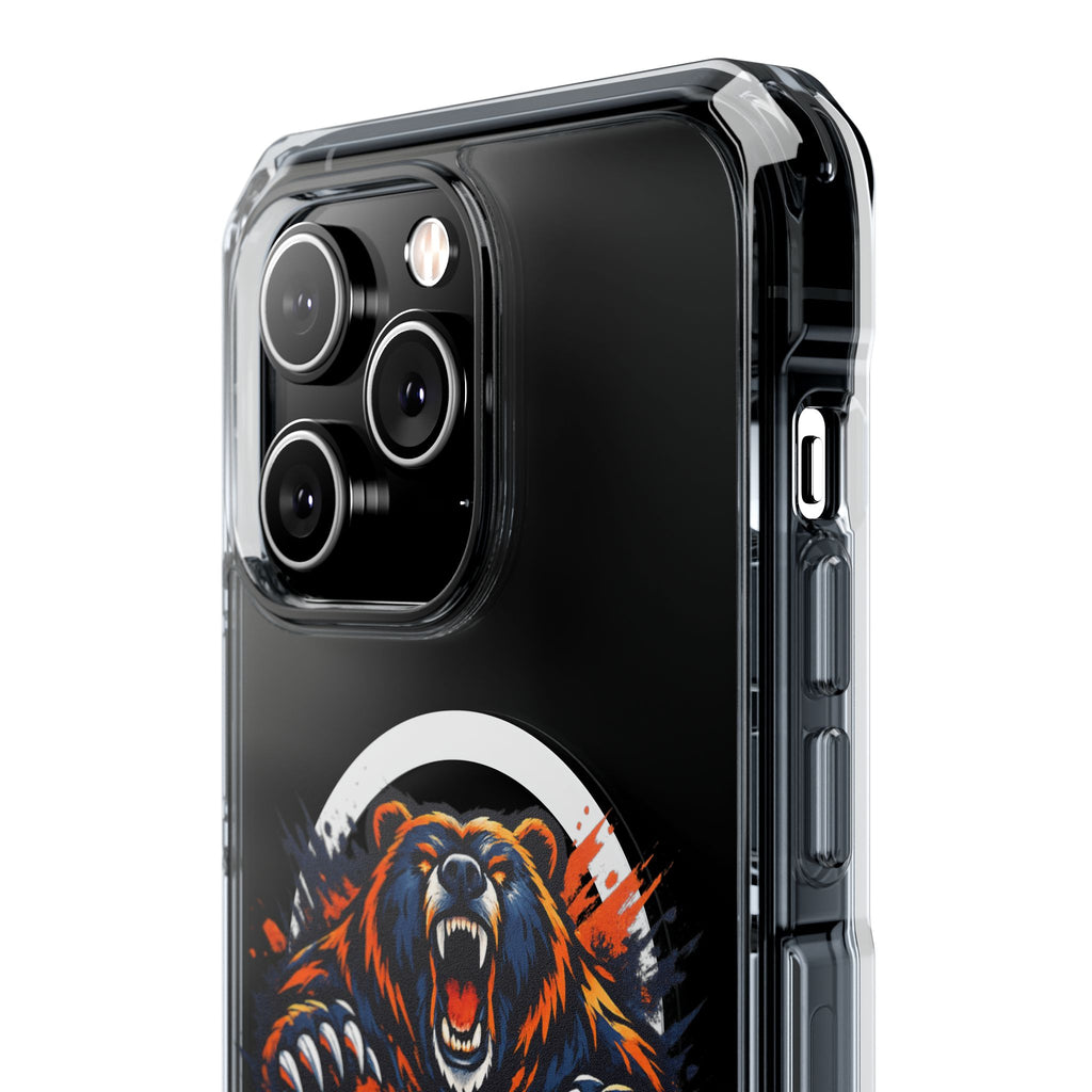 Clear Magnetic Phone Case — Fierce Bears Logo Protective Cover