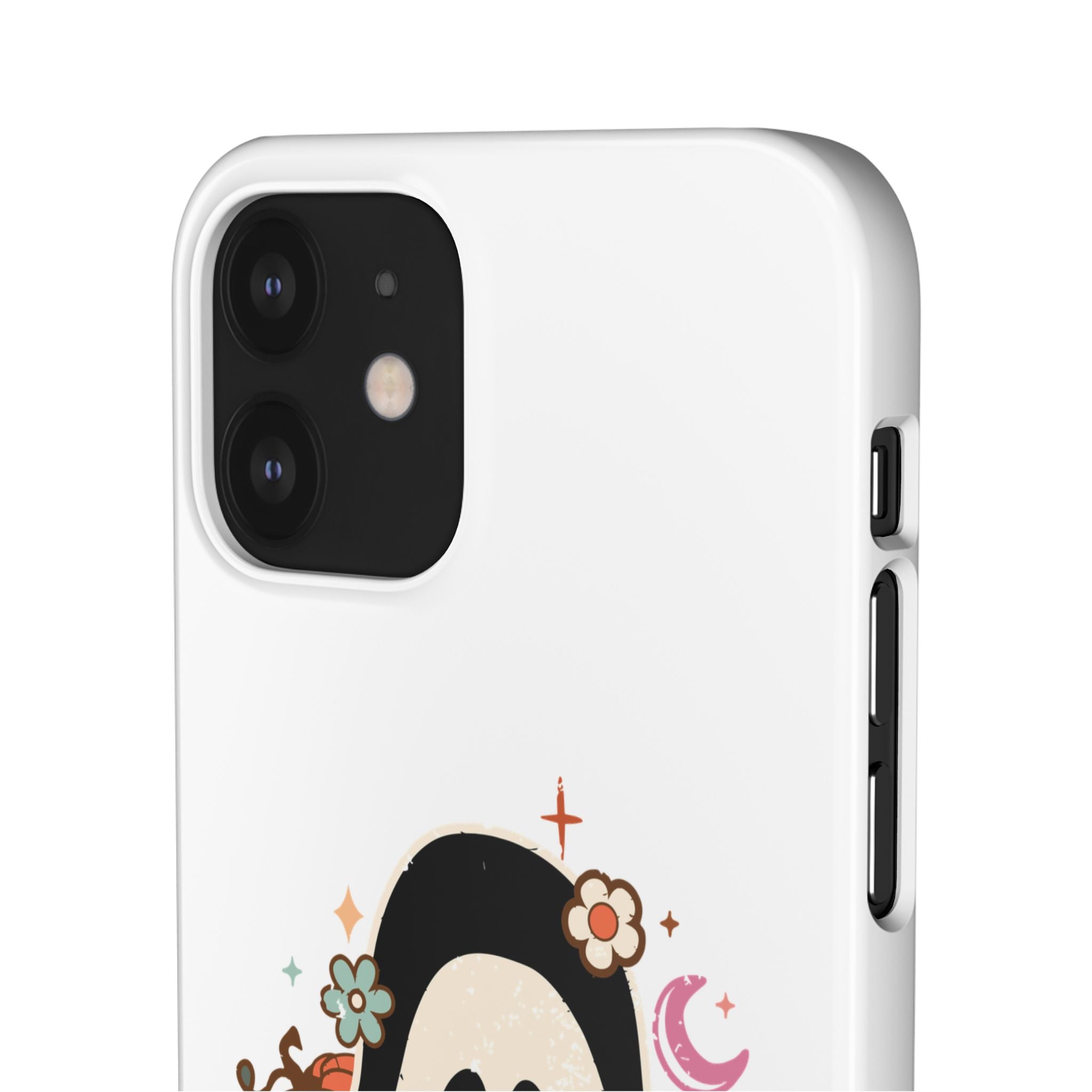 Scream Floral Phone Case — Cute Spooky Halloween Snap Case