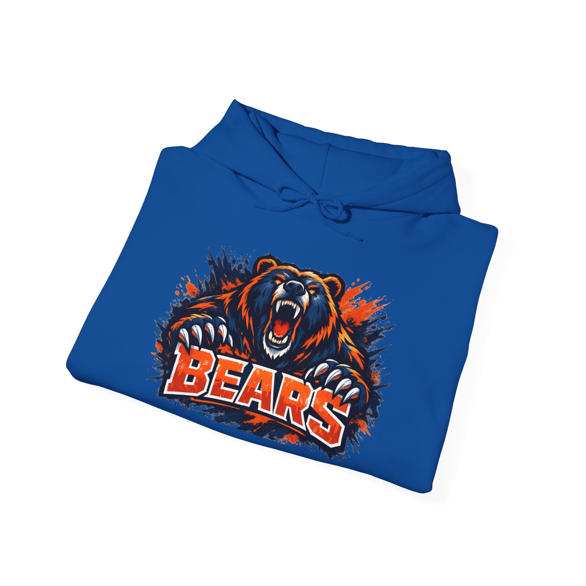 Bears Graphic Hoodie — Fierce Bear Mascot Sweatshirt