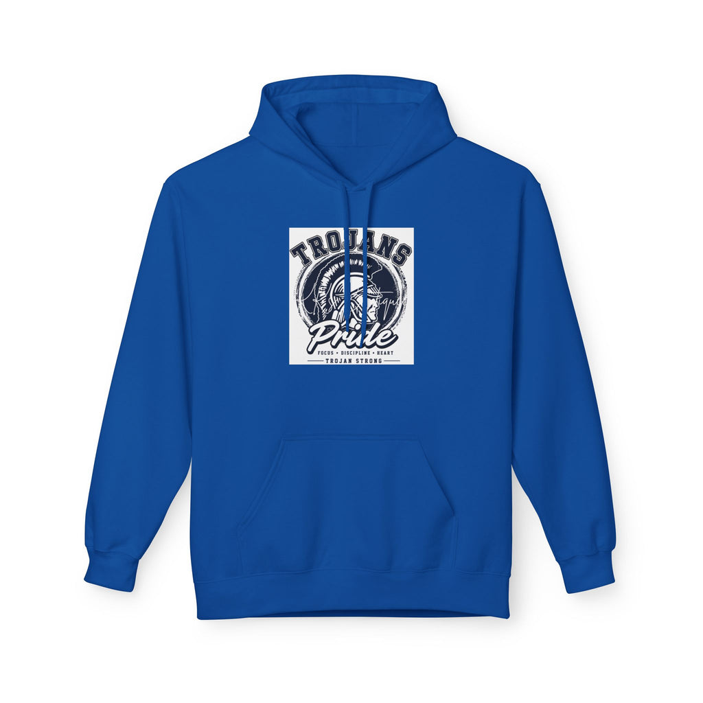 T-shirt Hoodie: Trojans Pride Vintage Logo Hoodie — School Spirit Sweatshirt