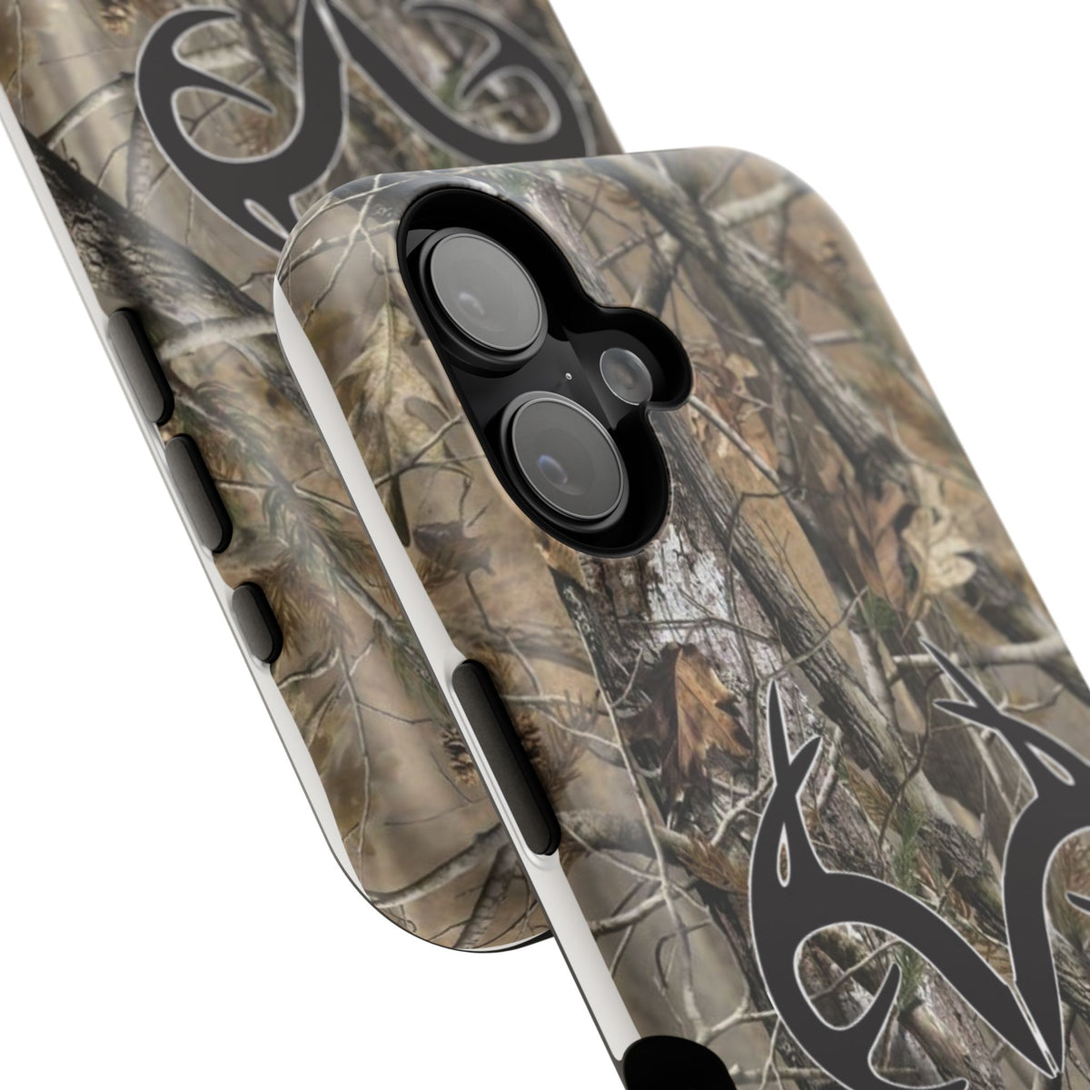 Camo Hunting Phone Case — Impact-Resistant Phone Cover with Antler Logo