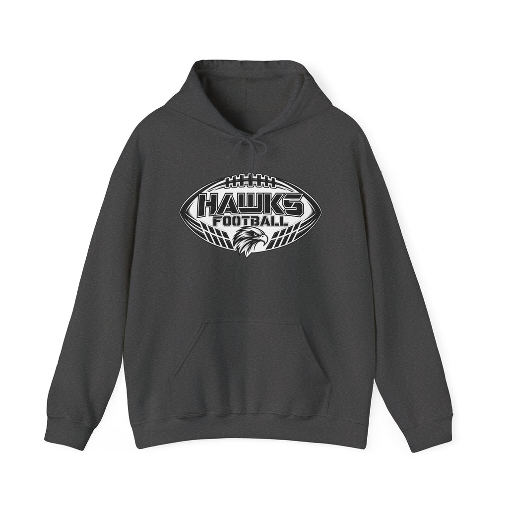 Hawks Football Hoodie – Vintage Football Emblem Sweatshirt