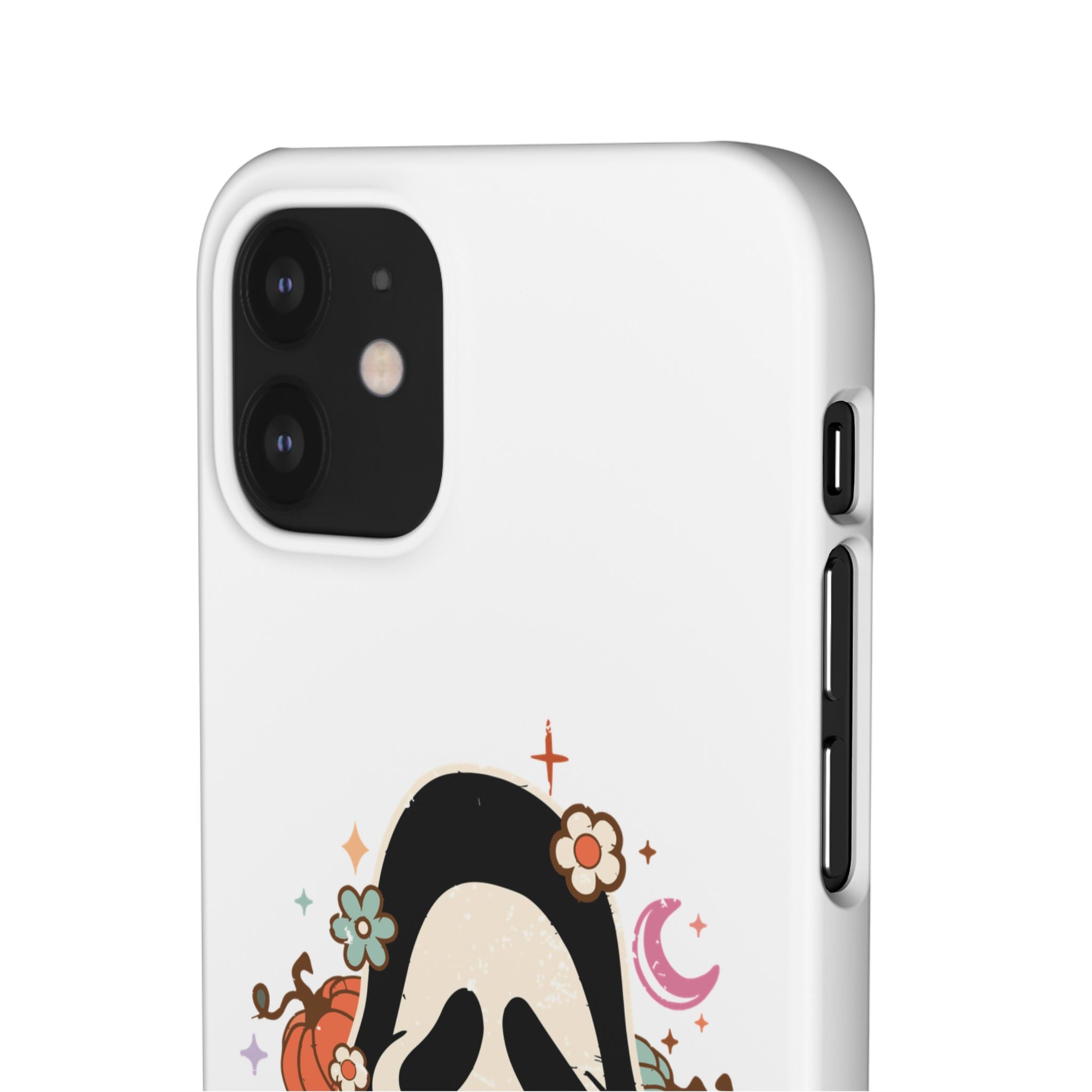 Scream Floral Phone Case — Cute Spooky Halloween Snap Case