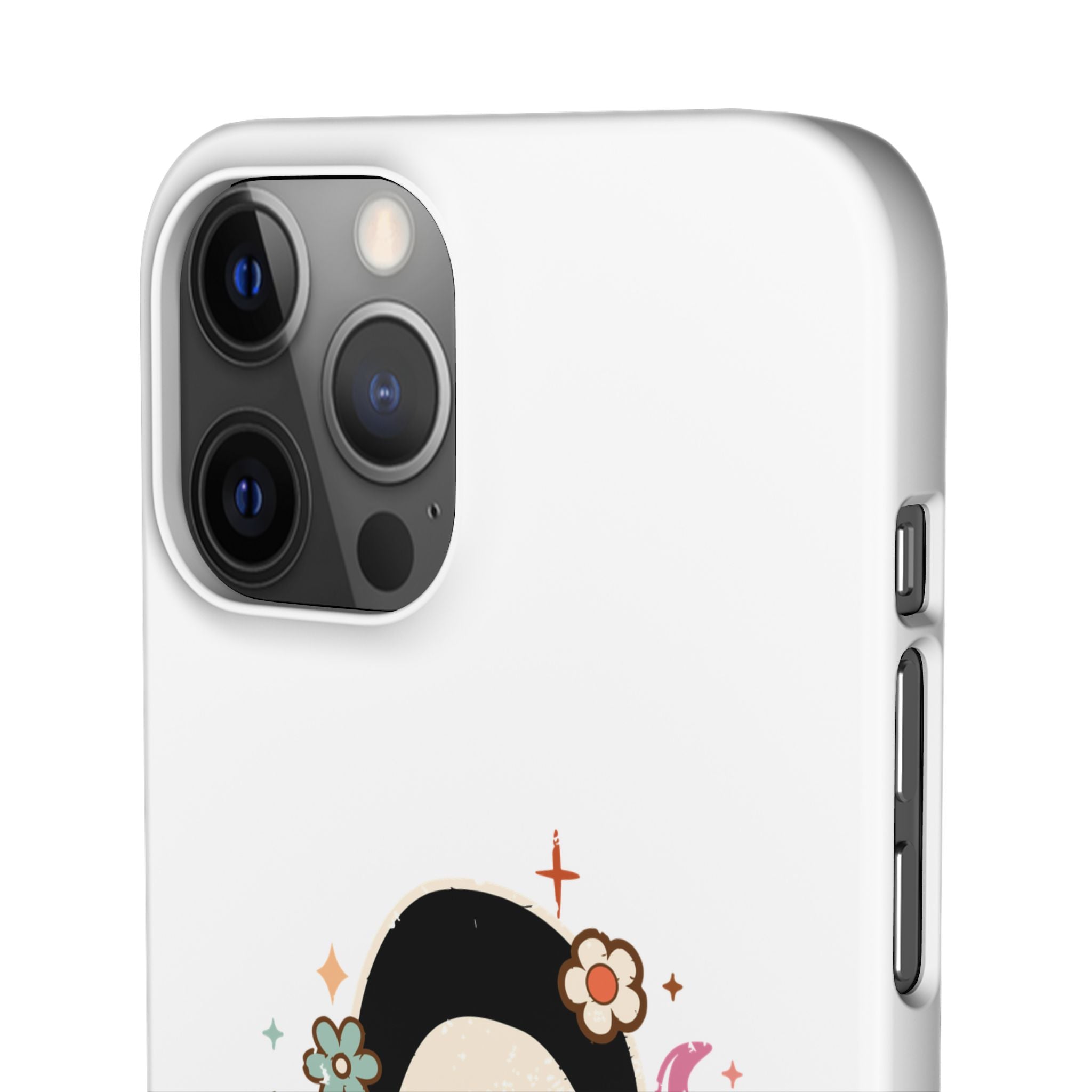 Scream Floral Phone Case — Cute Spooky Halloween Snap Case
