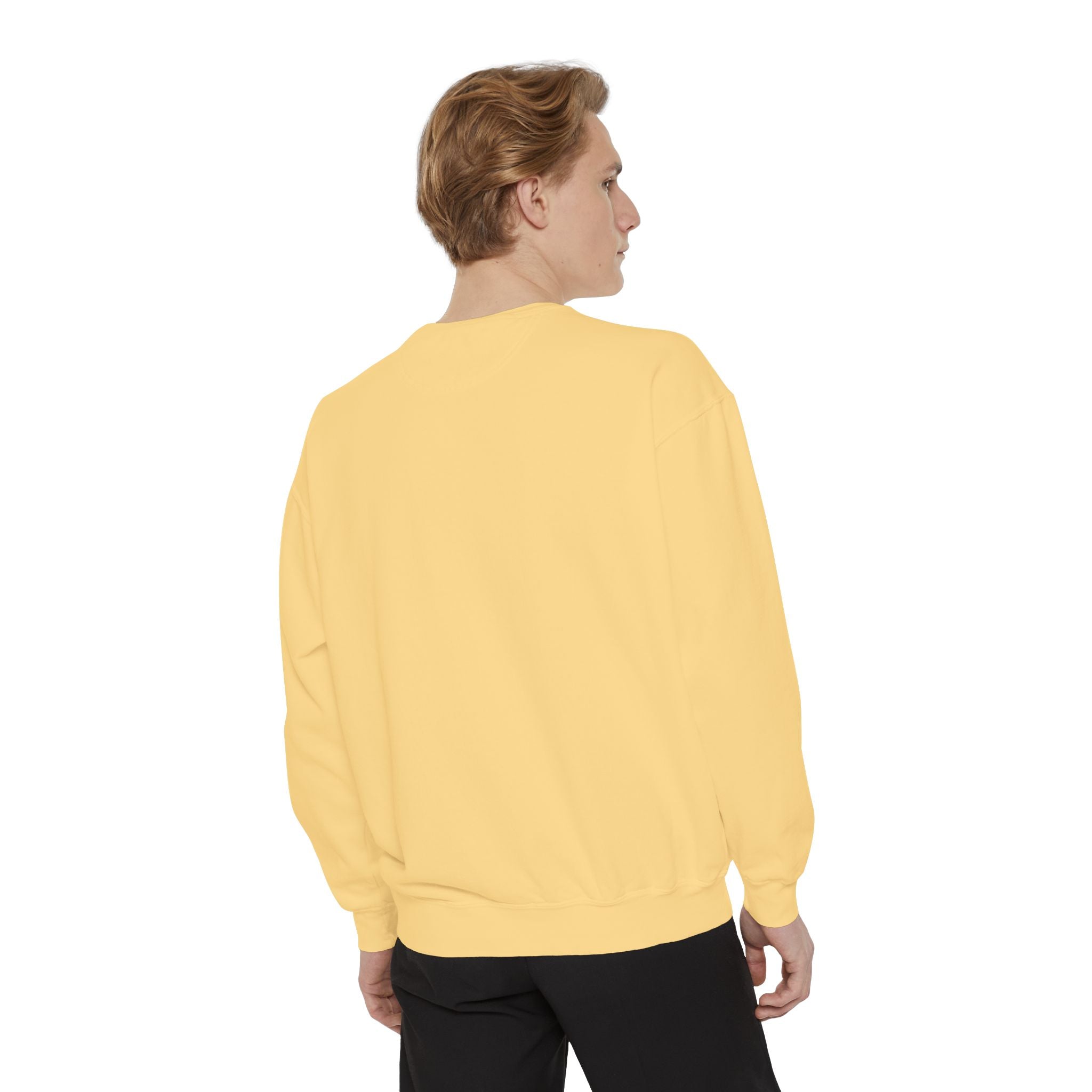 Spooky Vibes Sweatshirt — Halloween Retro Checkerboard Graphic