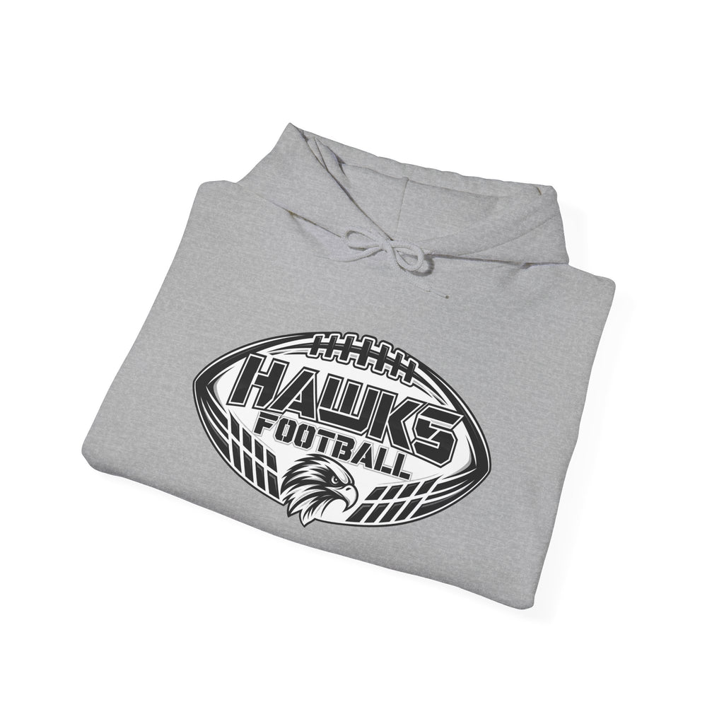 Hawks Football Hoodie – Vintage Football Emblem Sweatshirt