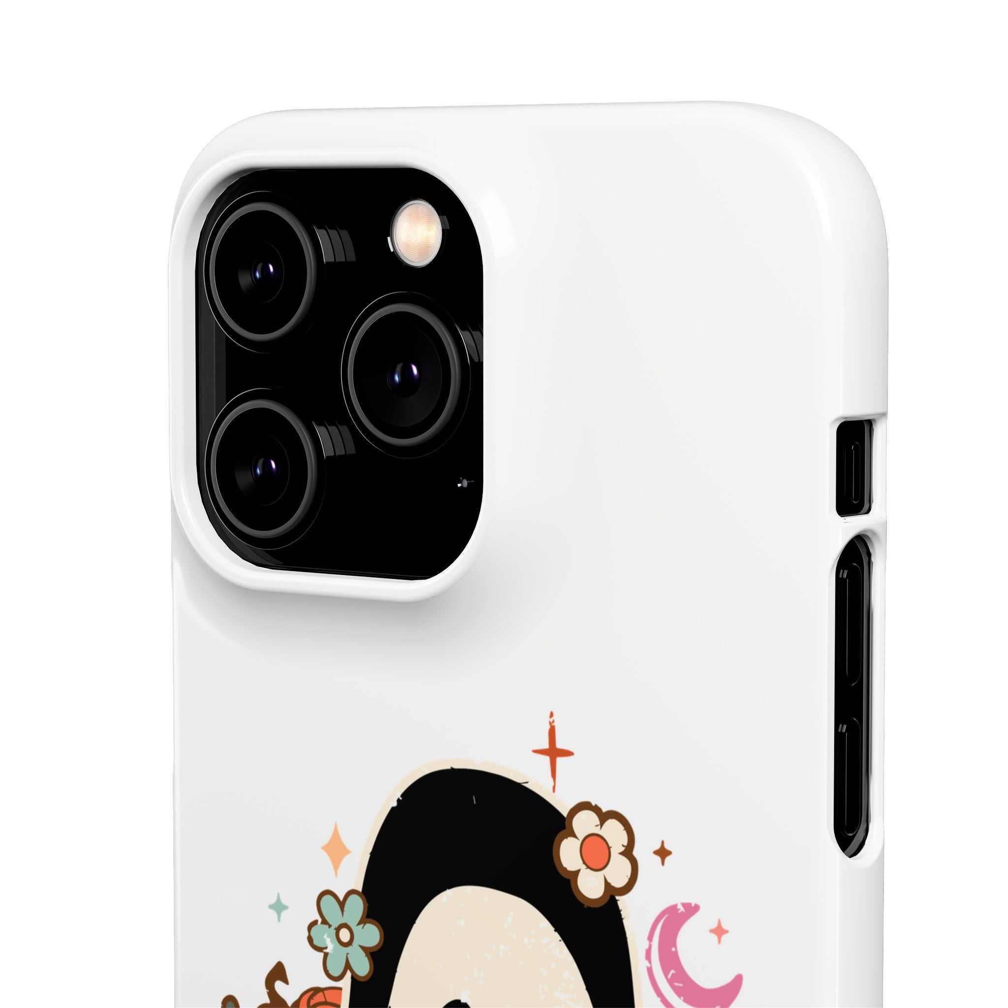 Scream Floral Phone Case — Cute Spooky Halloween Snap Case
