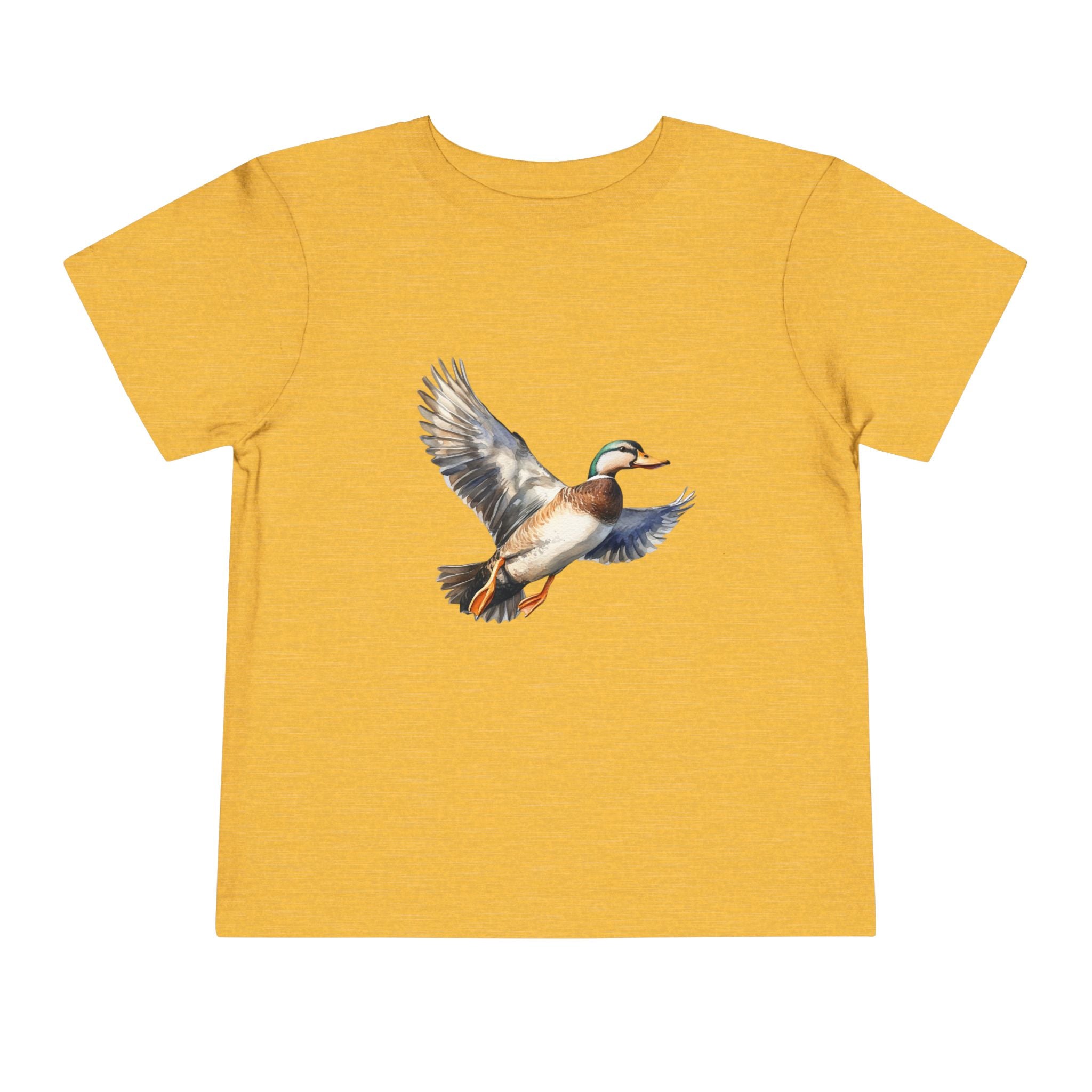 Toddler Tee — Flying Mallard Duck Graphic