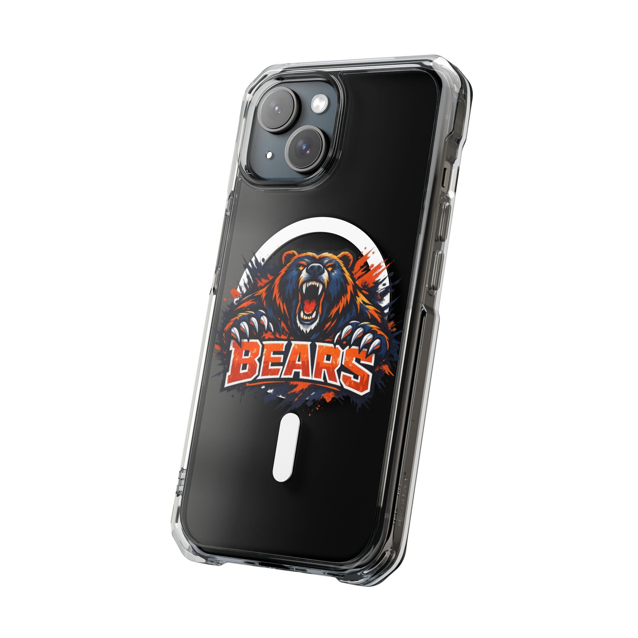 Clear Magnetic Phone Case — Fierce Bears Logo Protective Cover