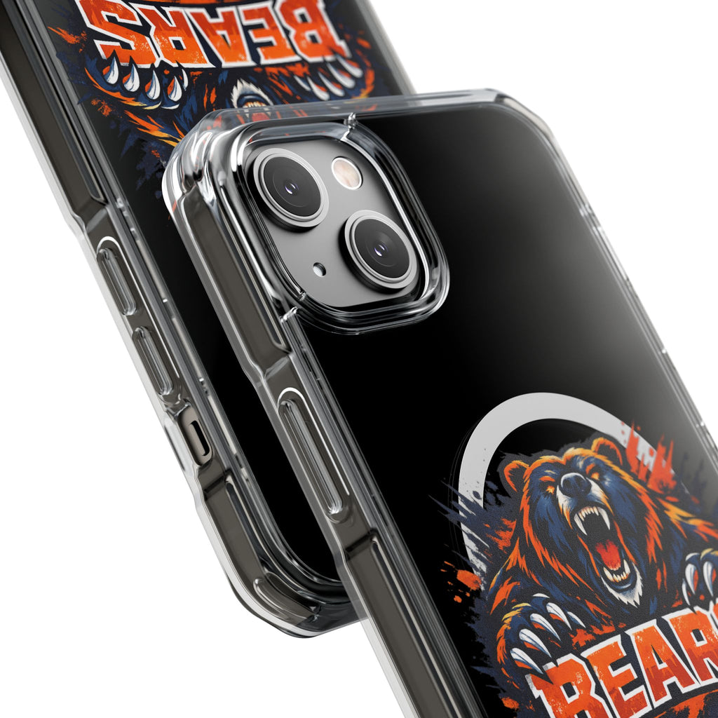 Clear Magnetic Phone Case — Fierce Bears Logo Protective Cover