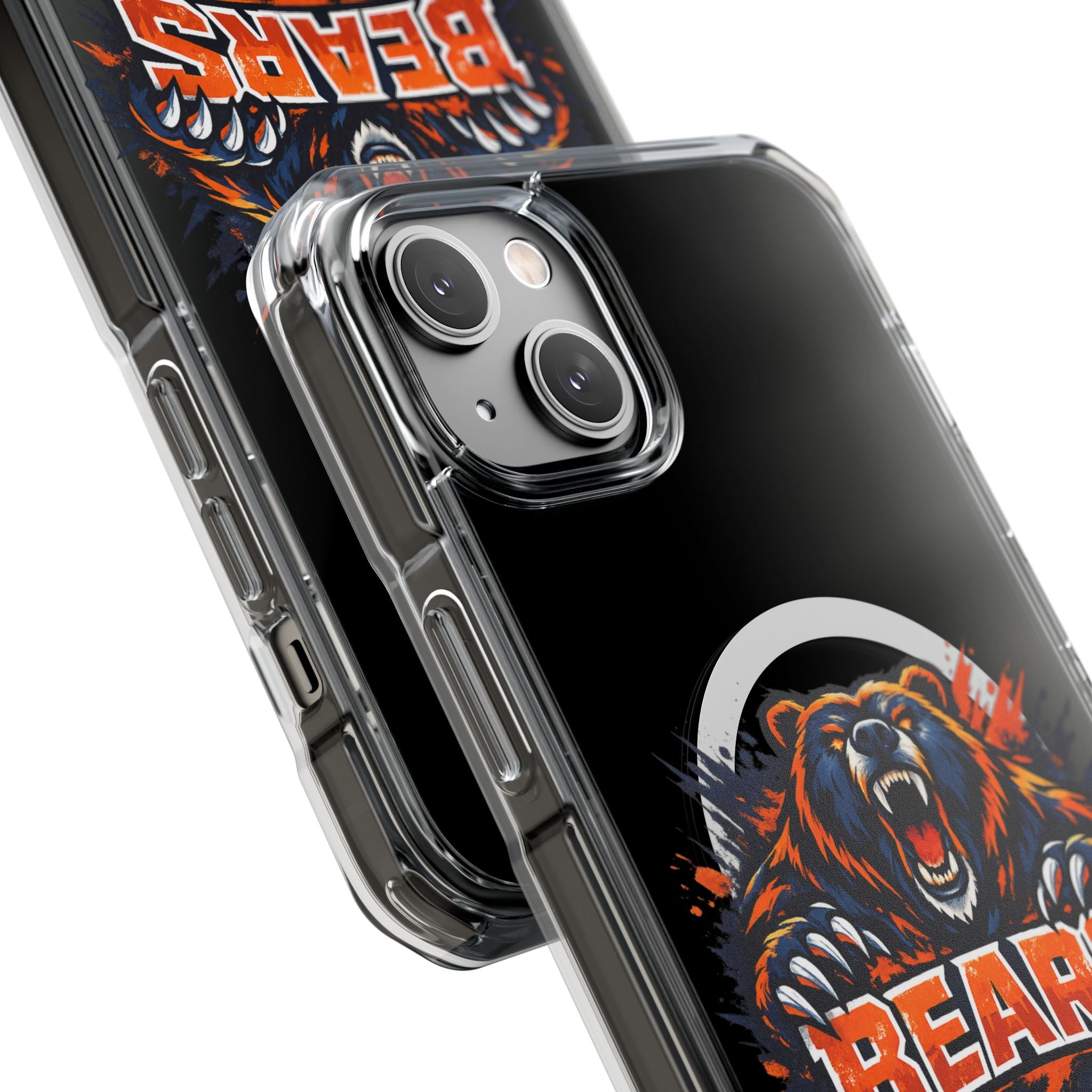 Clear Magnetic Phone Case — Fierce Bears Logo Protective Cover