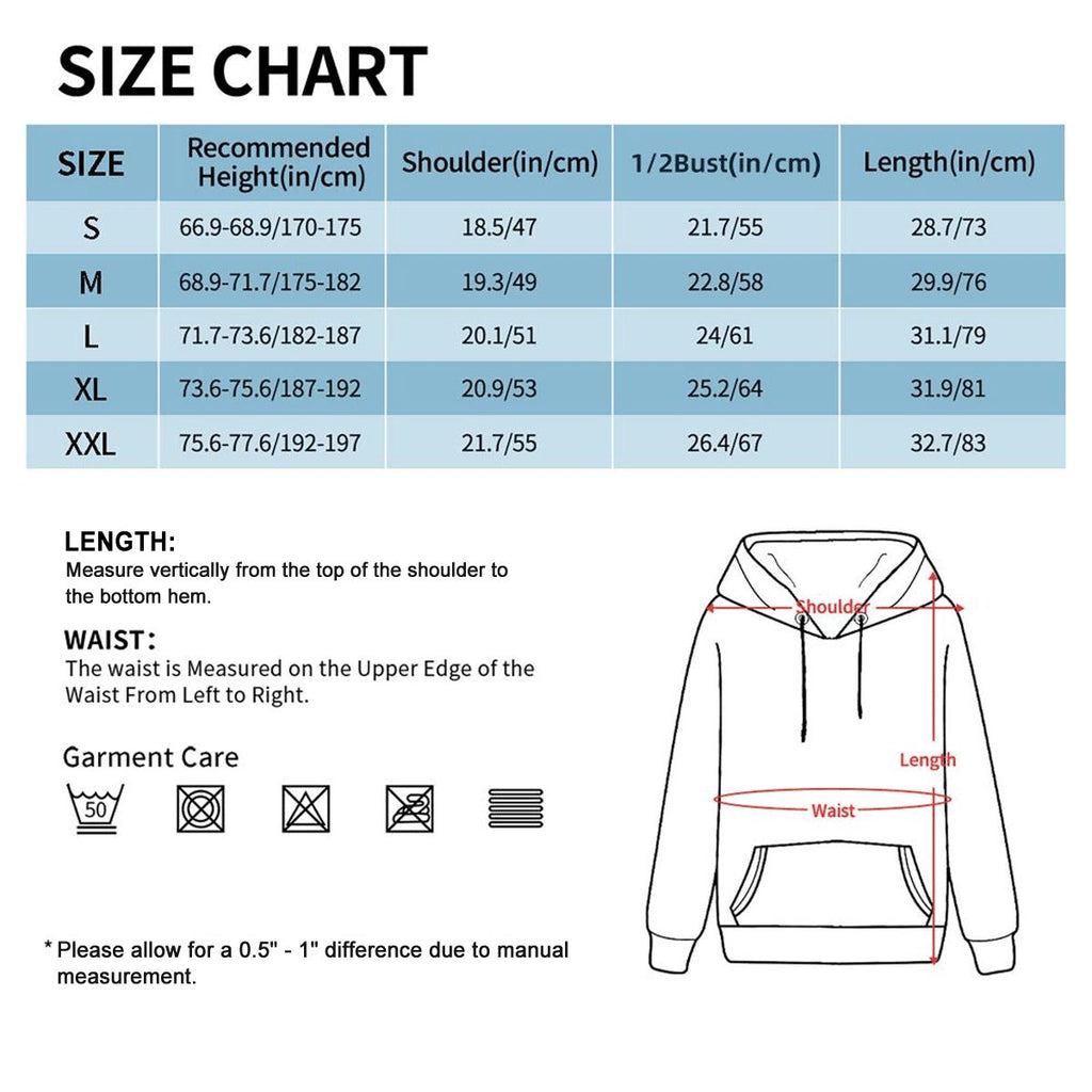 Men's Pullover Hoodie (DoubleSided Design) 10