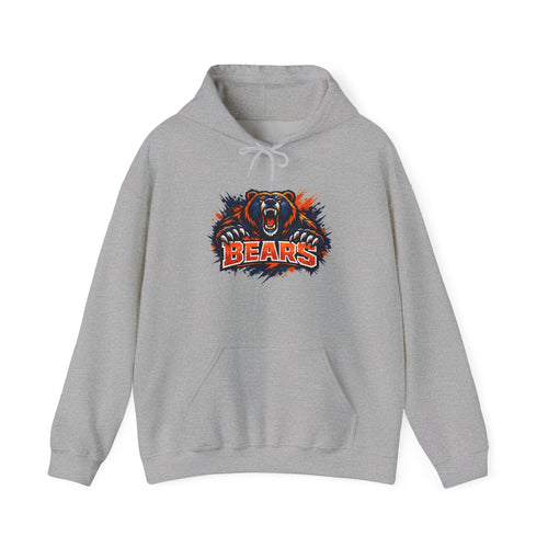 Bears Mascot Hoodie – Fierce Roaring Bear Graphic Sweatshirt