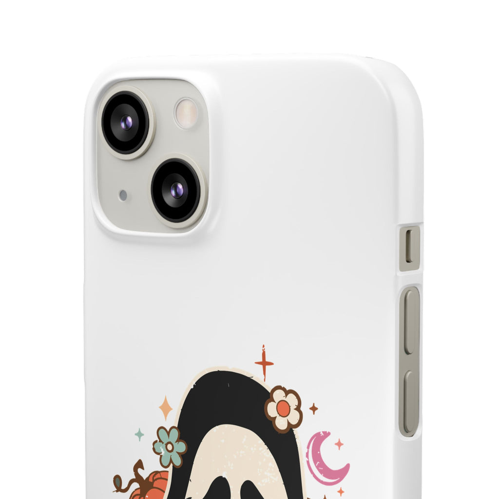 Scream Floral Phone Case — Cute Spooky Halloween Snap Case
