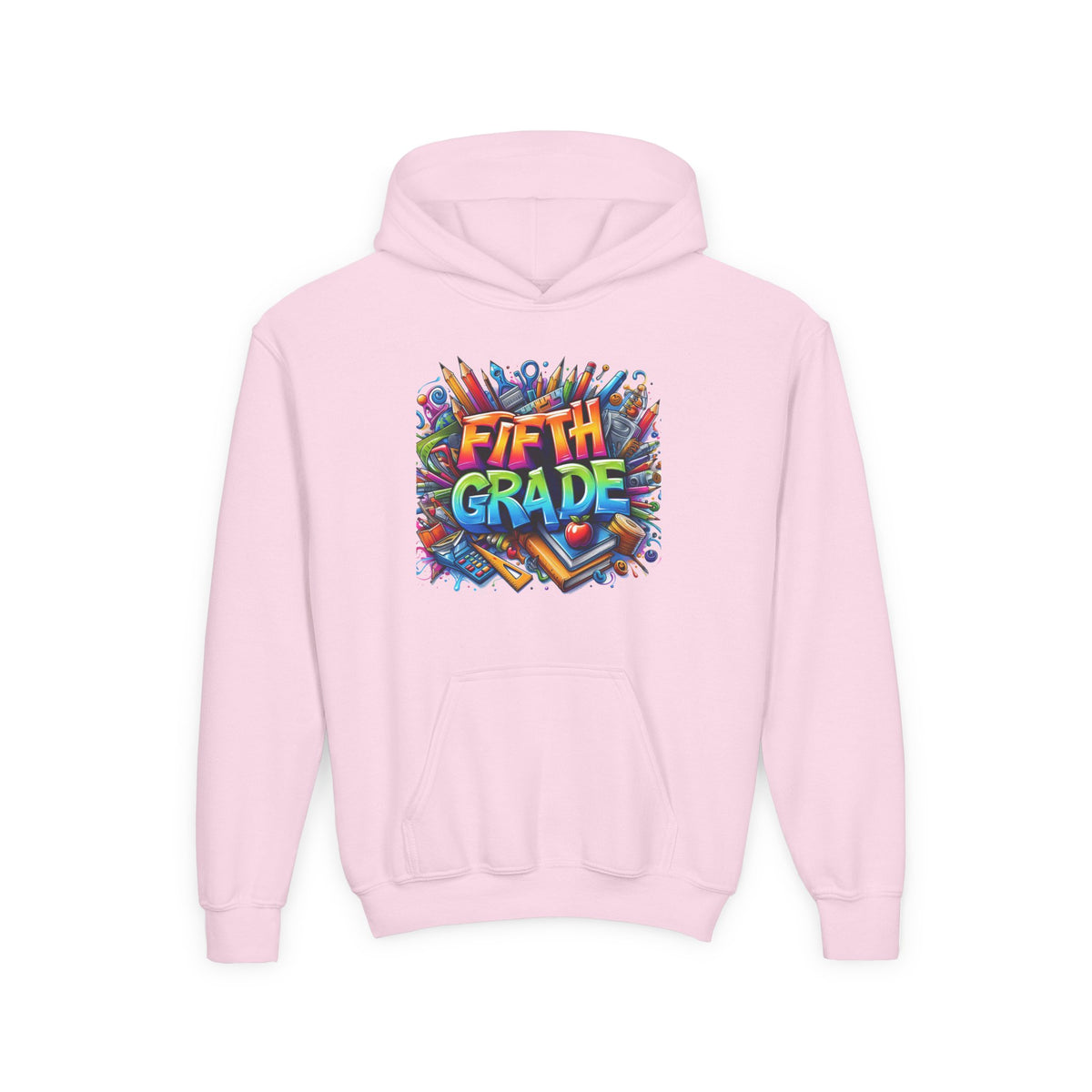 Fifth Grade Kids Hoodie — Colorful Back-to-School Sweatshirt