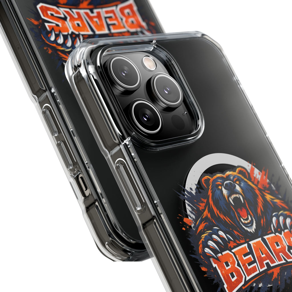 Clear Magnetic Phone Case — Fierce Bears Logo Protective Cover