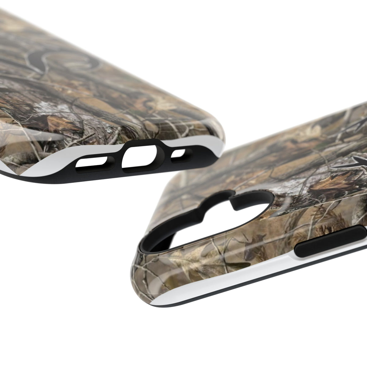 Camo Hunting Phone Case — Impact-Resistant Phone Cover with Antler Logo