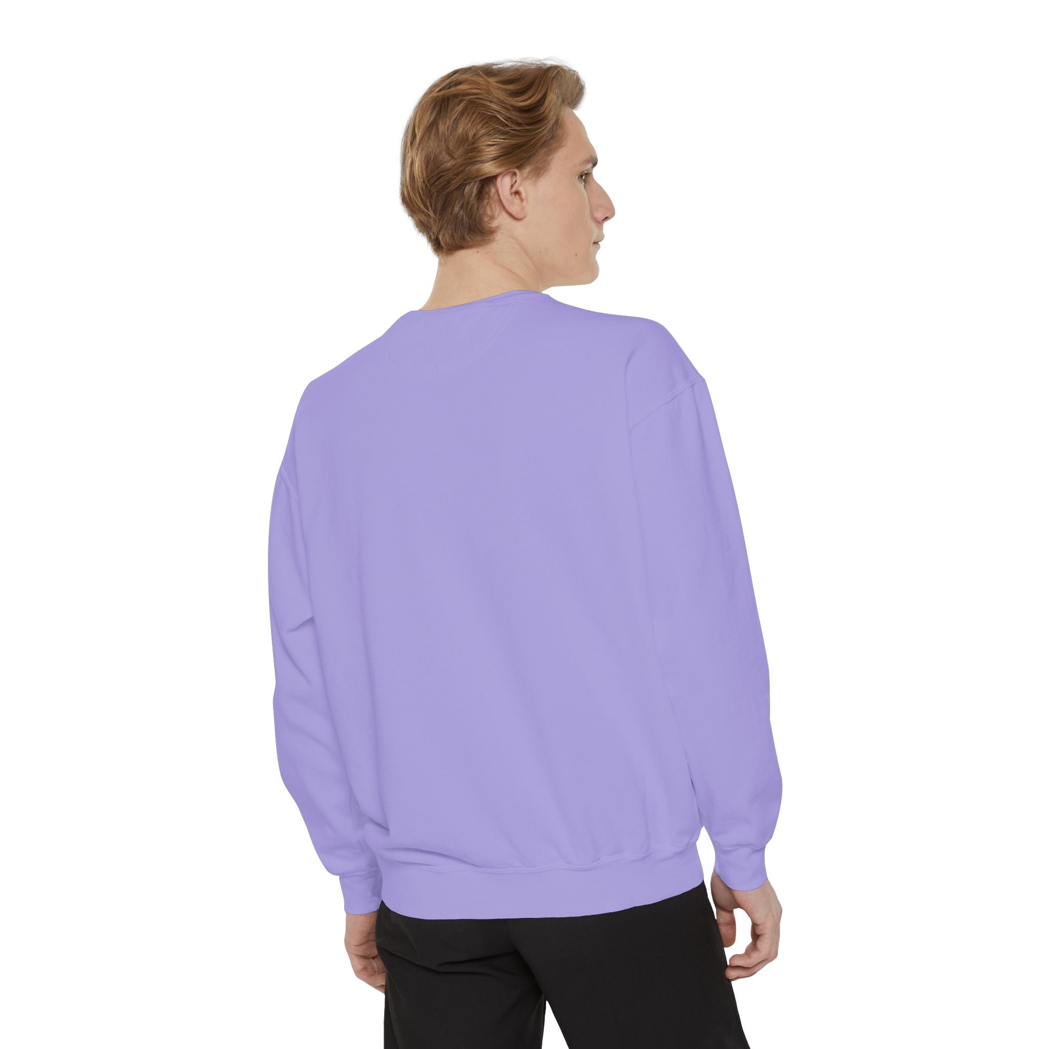 Spooky Vibes Sweatshirt — Halloween Retro Checkerboard Graphic