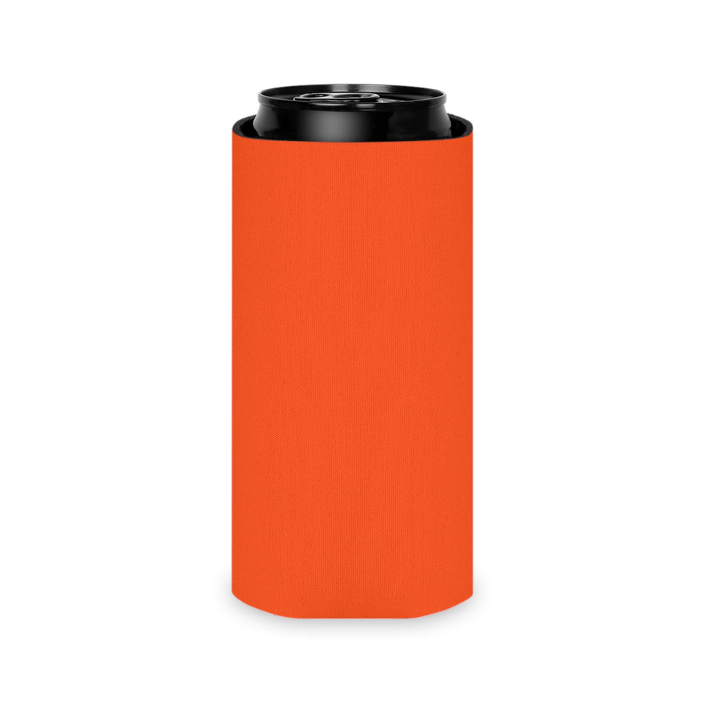 Mama Leopard Floral Can Cooler – Orange Insulated Beer Koozie for Mom, Mother’s Day Gift