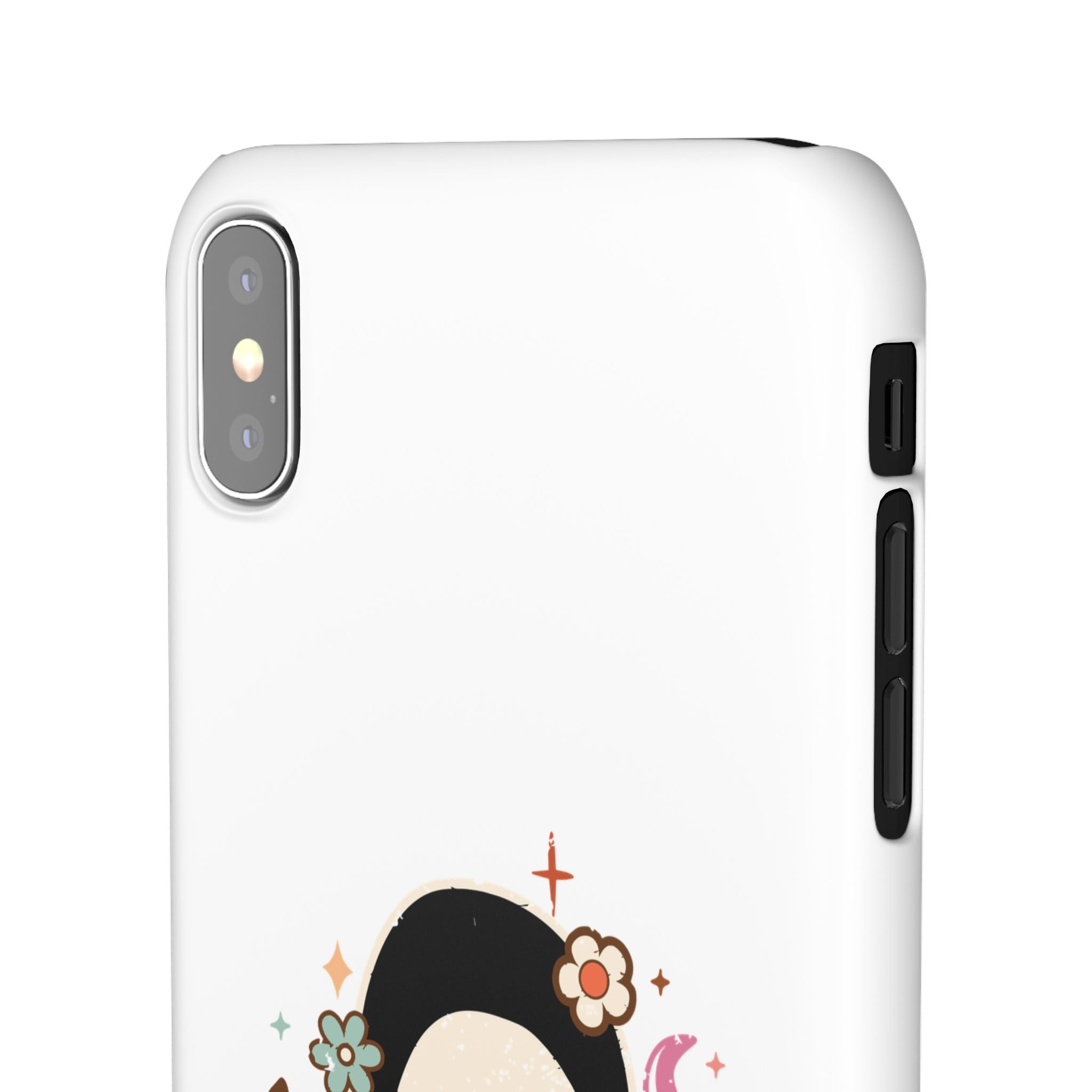Scream Floral Phone Case — Cute Spooky Halloween Snap Case