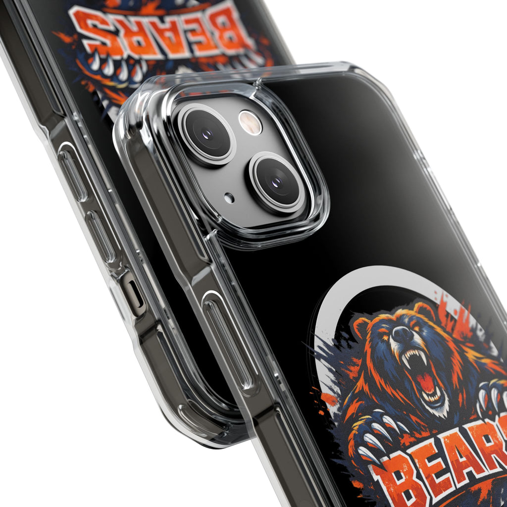 Clear Magnetic Phone Case — Fierce Bears Logo Protective Cover