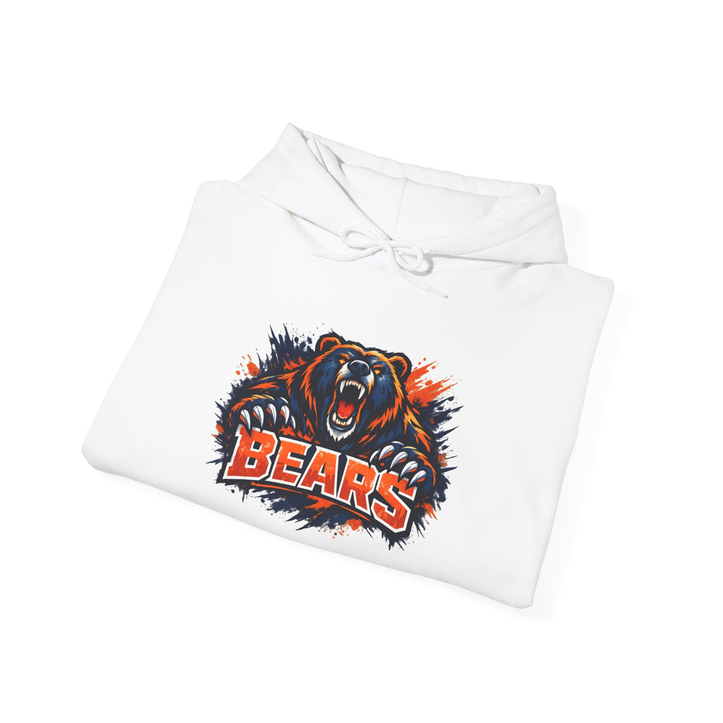 Bears Mascot Hoodie – Fierce Roaring Bear Graphic Sweatshirt