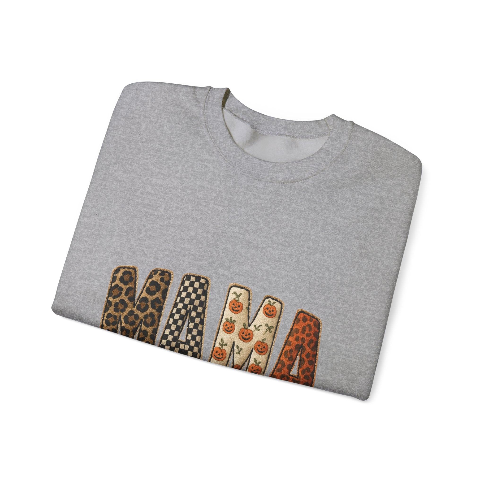 Mama Leopard & Floral Crewneck Sweatshirt — Trendy Mother's Day Pullover