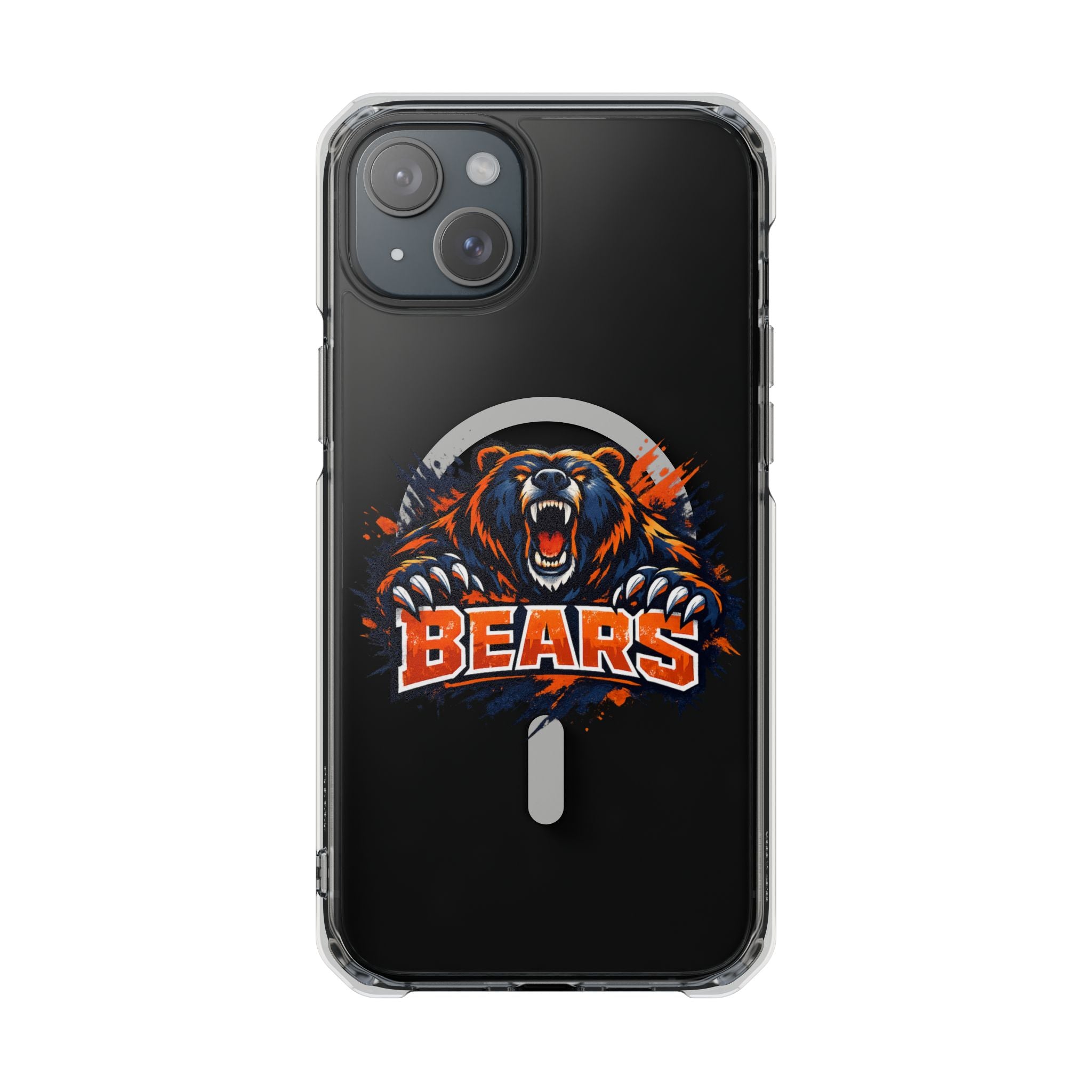 Clear Magnetic Phone Case — Fierce Bears Logo Protective Cover