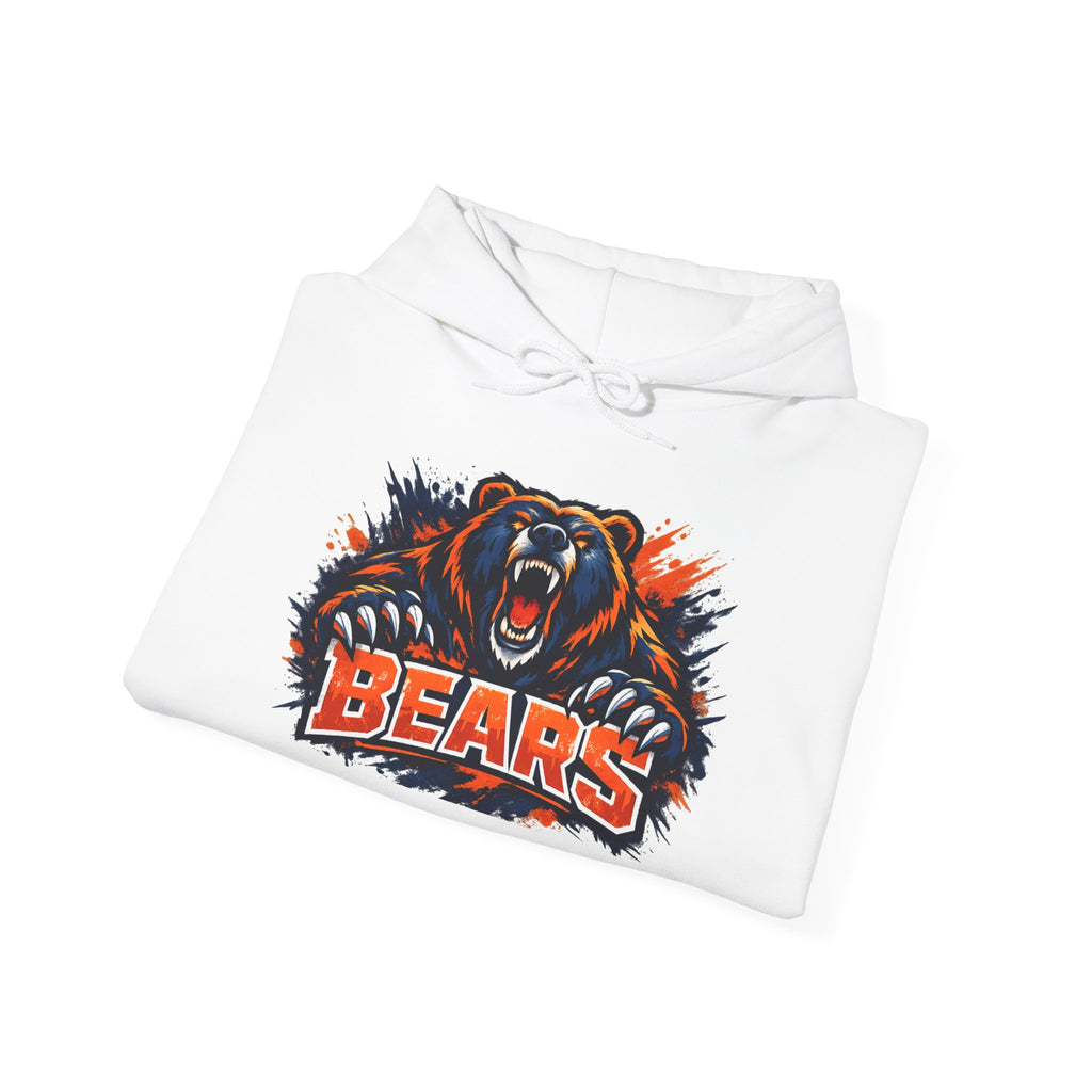 Bears Graphic Hoodie — Fierce Bear Mascot Sweatshirt